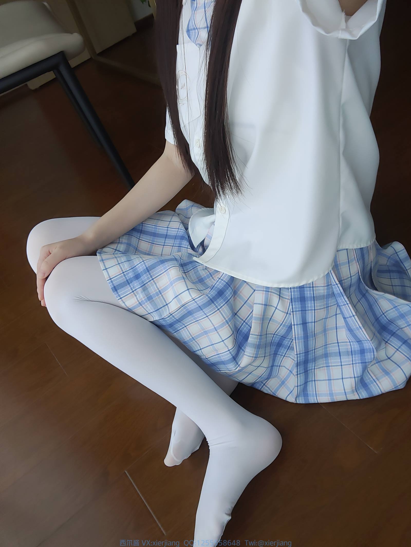 图片[21]-西尔酱 – 棉花糖白丝JK[37P] – 速更版-美库