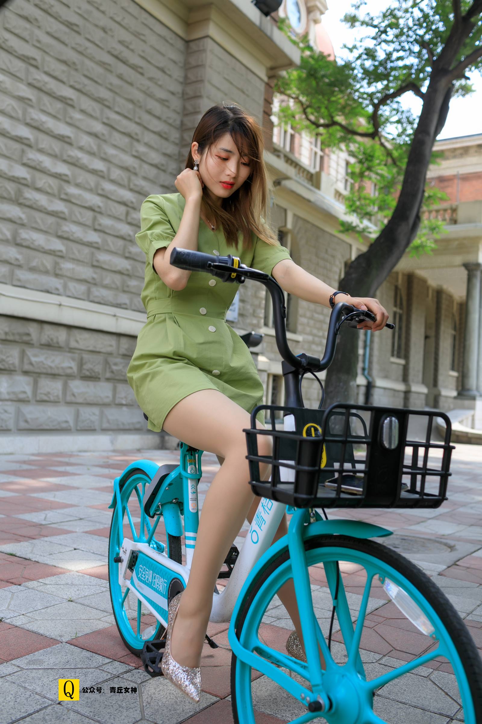 图片[12]-[青丘女神] 2019.07.16 NO.144 小诺 外院绿裙子 [114P] – 速更版-美库