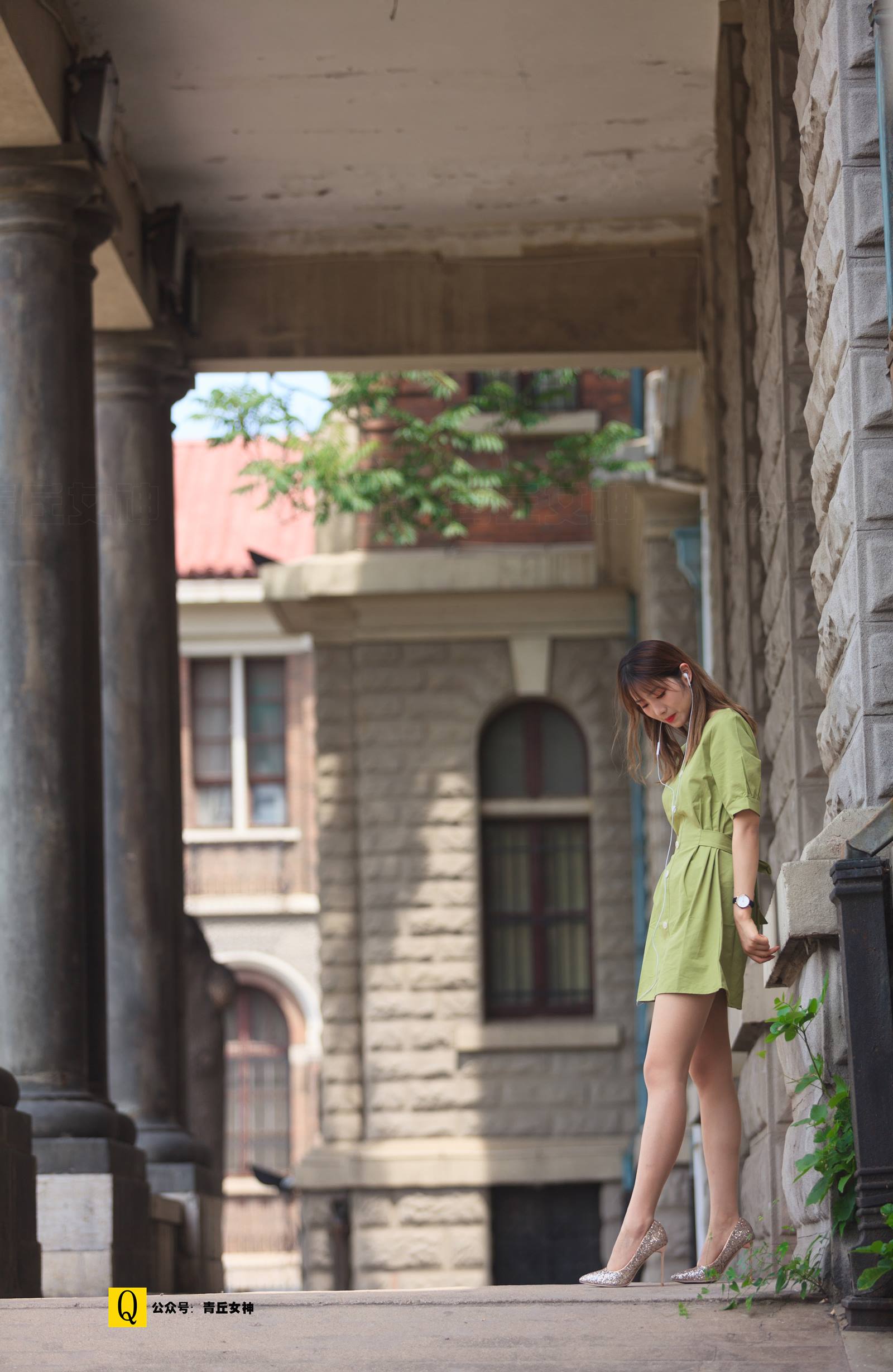 图片[39]-[青丘女神] 2019.07.16 NO.144 小诺 外院绿裙子 [114P] – 速更版-美库