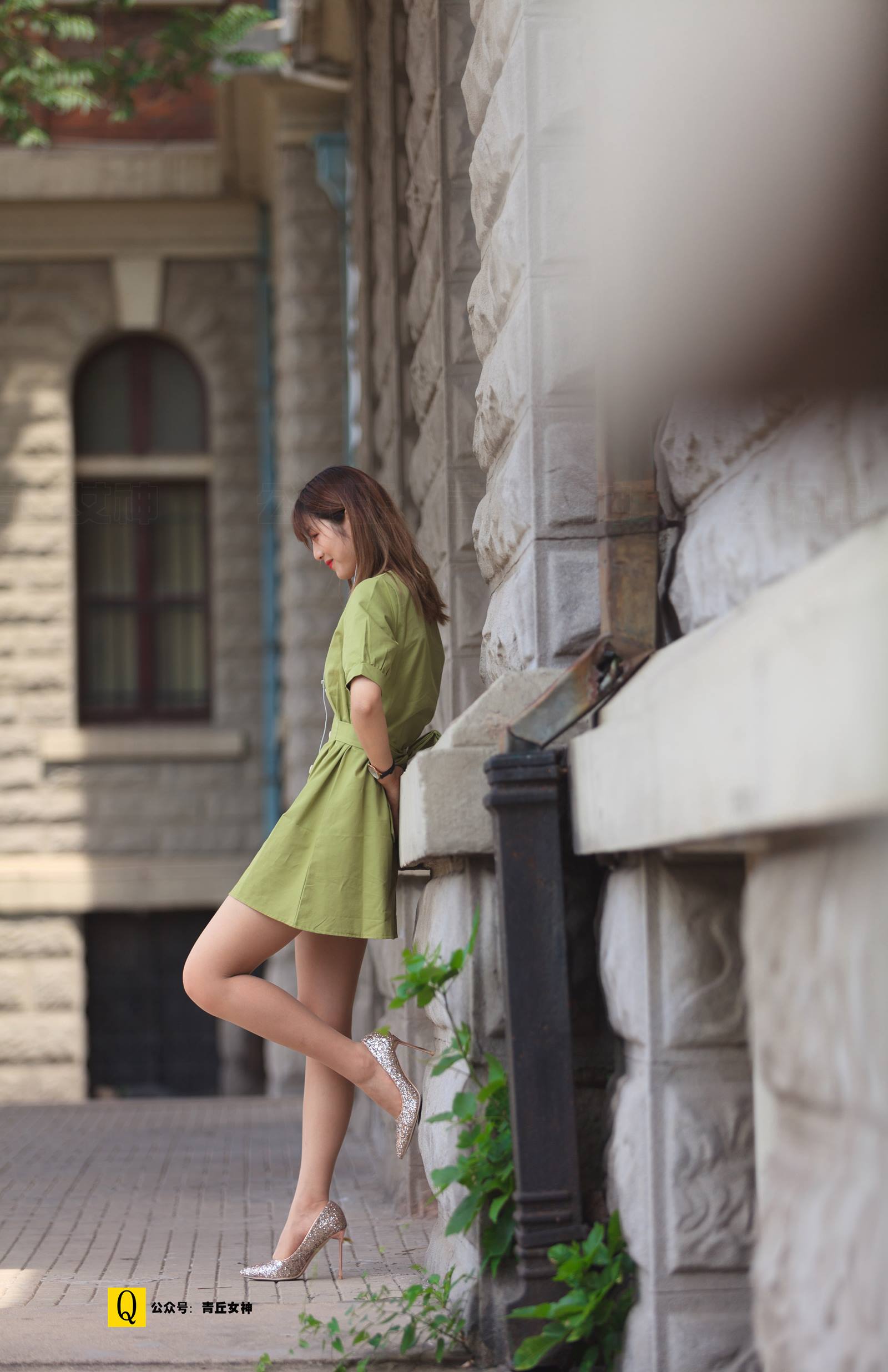 图片[41]-[青丘女神] 2019.07.16 NO.144 小诺 外院绿裙子 [114P] – 速更版-美库