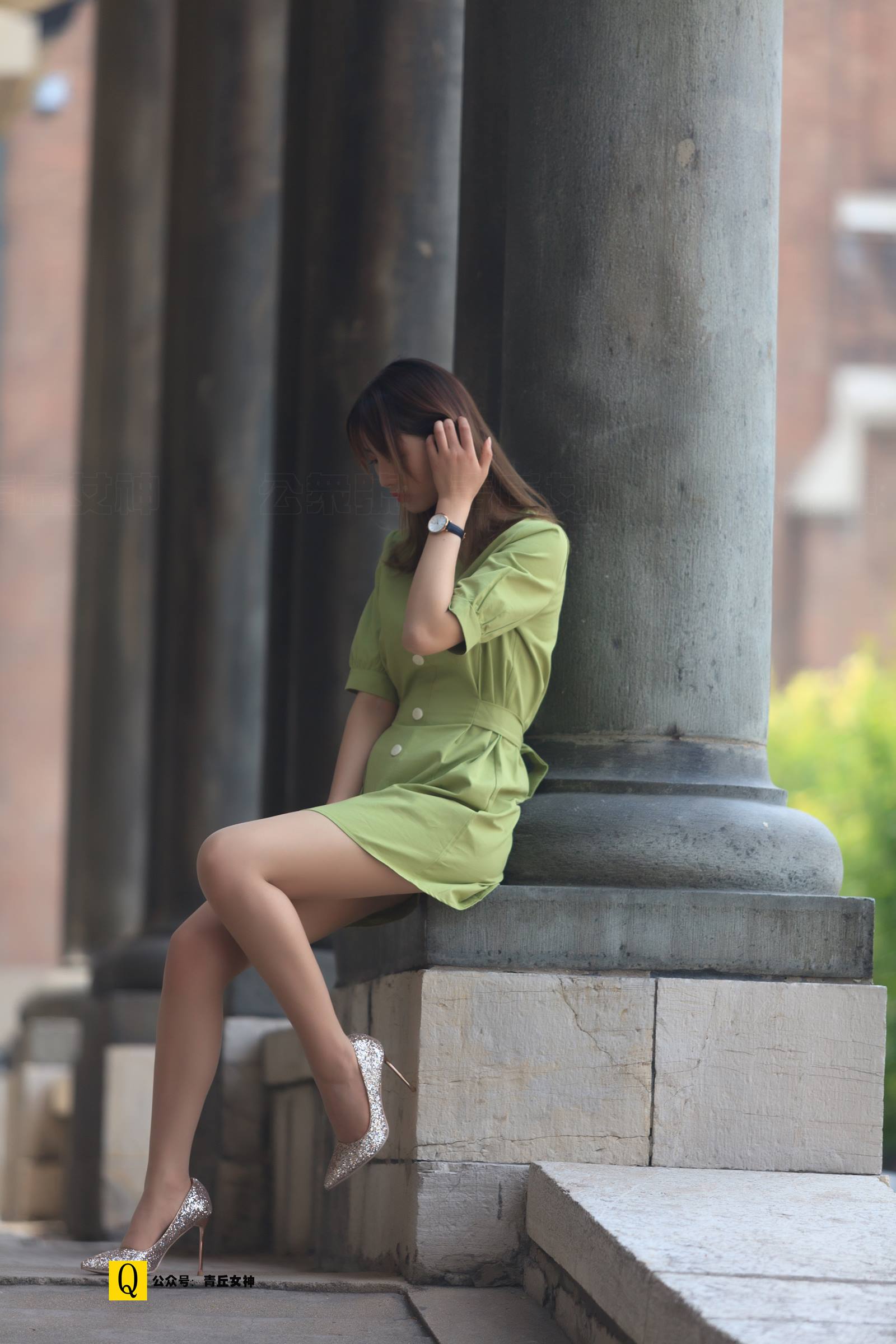 图片[50]-[青丘女神] 2019.07.16 NO.144 小诺 外院绿裙子 [114P] – 速更版-美库