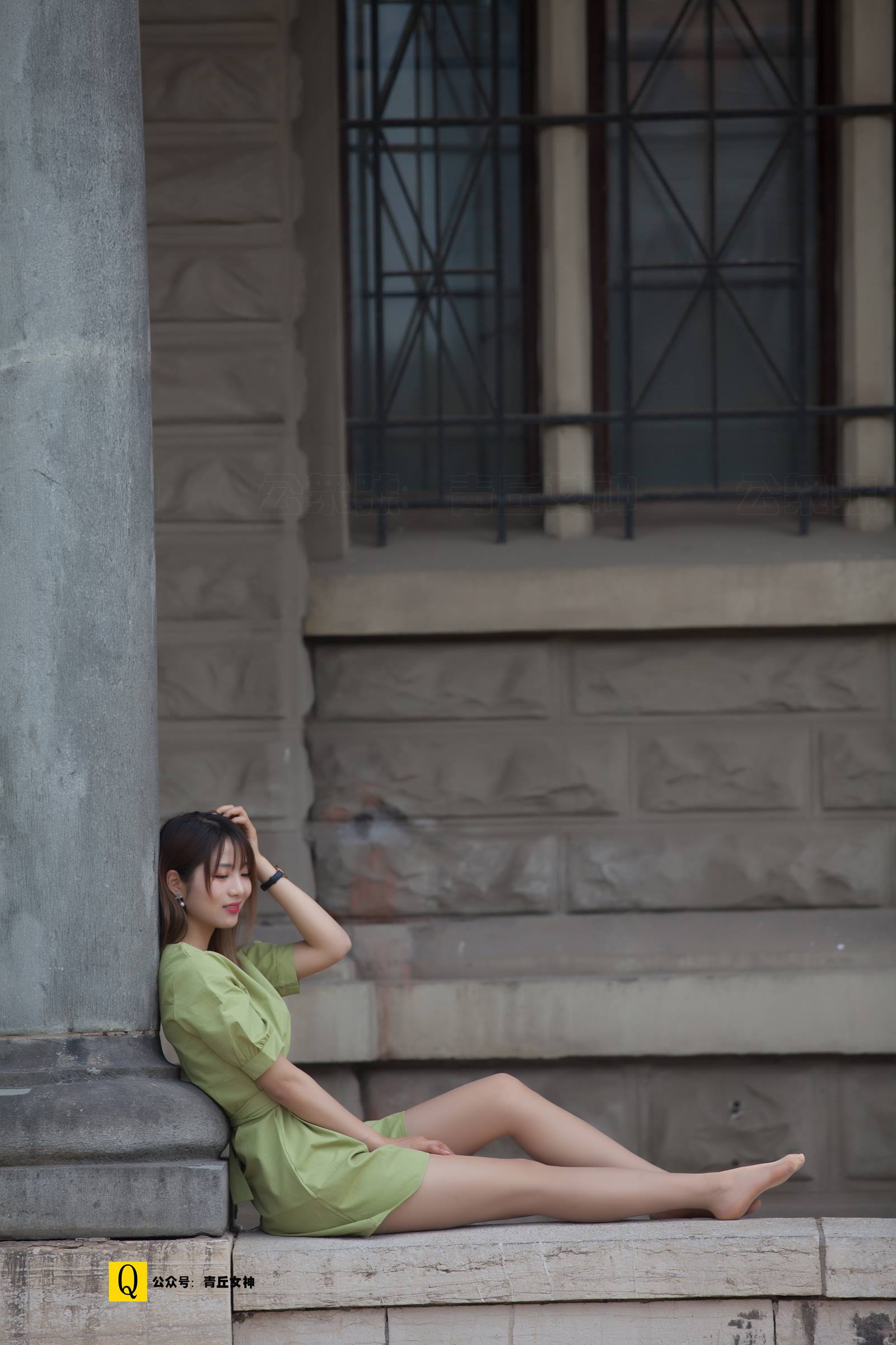 图片[66]-[青丘女神] 2019.07.16 NO.144 小诺 外院绿裙子 [114P] – 速更版-美库