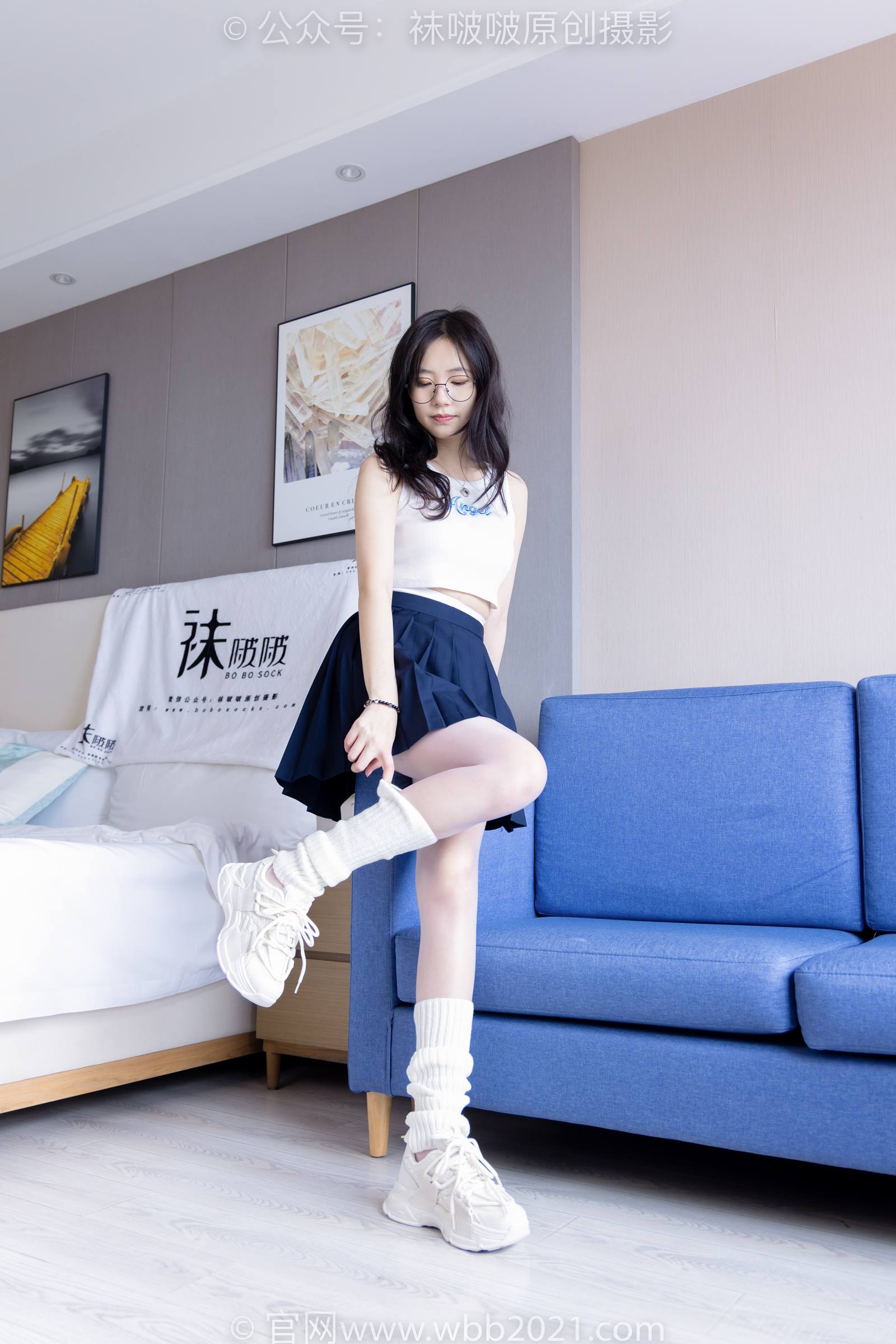 图片[140]-[BoBoSocks袜啵啵]NO.305 小甜豆-运动鞋、人字拖、袜套、油亮白丝[140P] – 速更版-美库