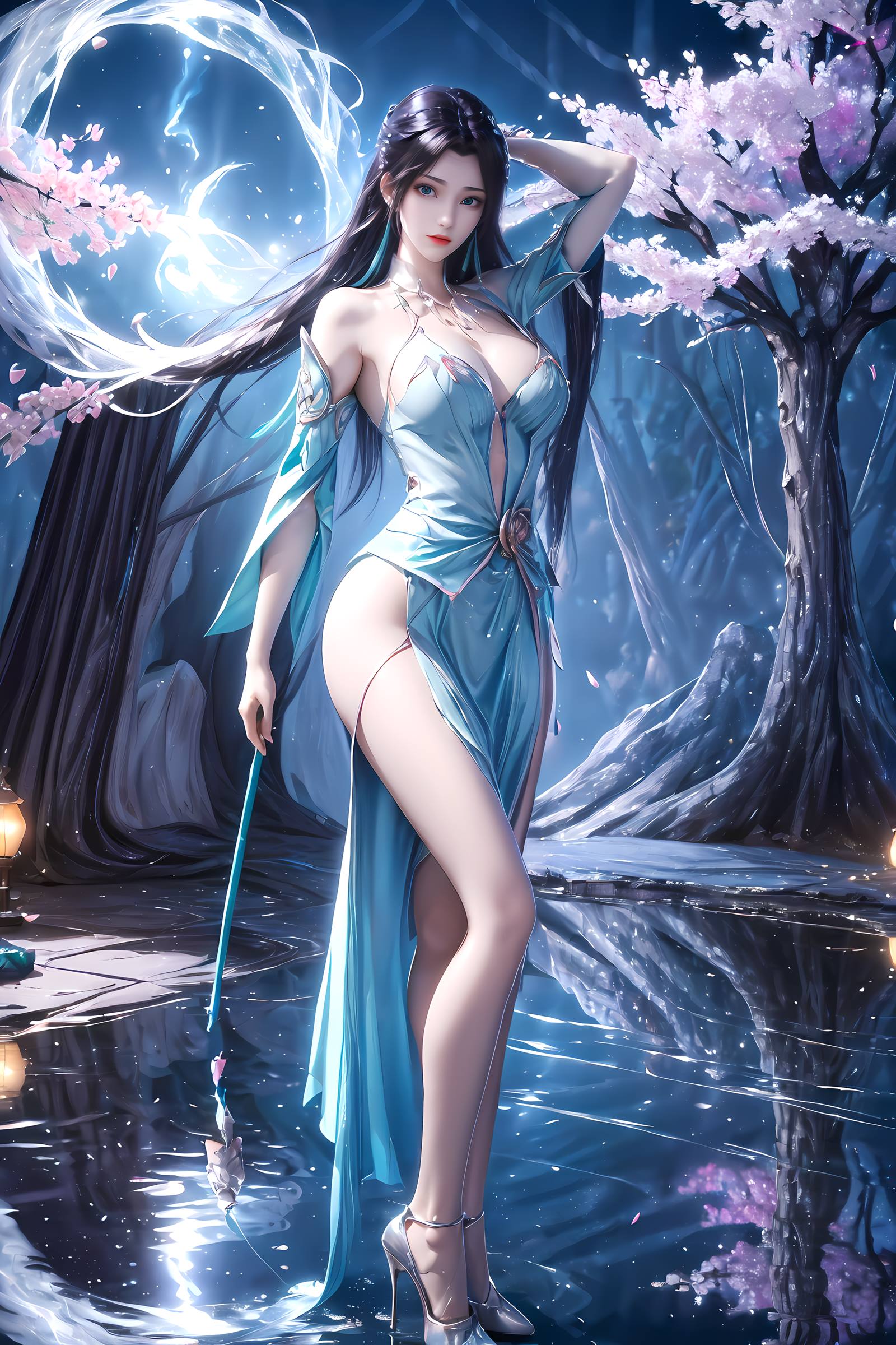 图片[11]-AI绘画 081 斗破苍穹-云韵 [19P] – 速更版-美库