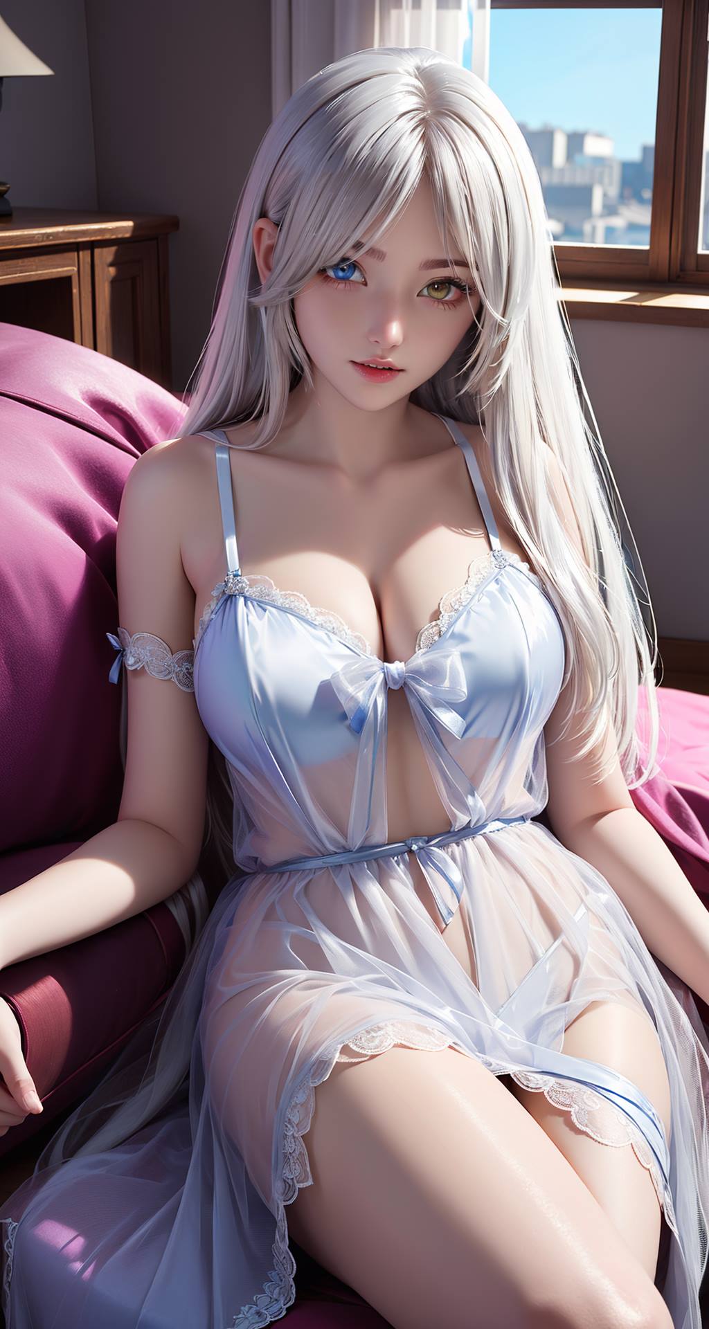 图片[28]-AI绘画 078 从红月开始-妹妹17 透明睡衣 [29P] – 速更版-美库