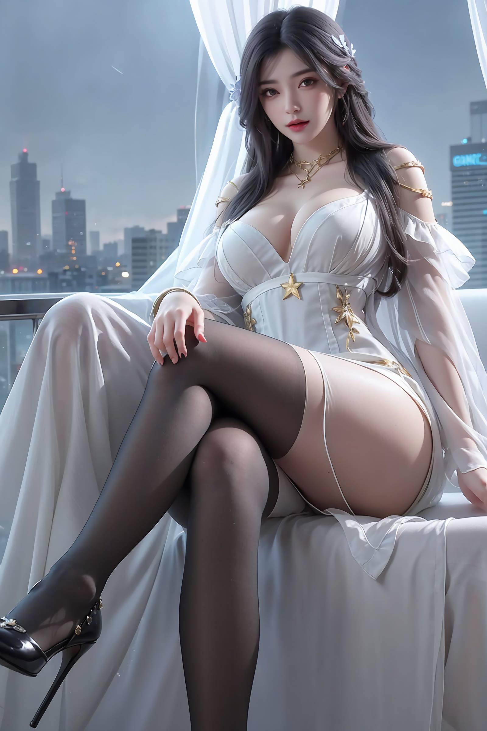 图片[47]-AI绘画 083 完美世界-云曦黑丝 [117P] – 速更版-美库