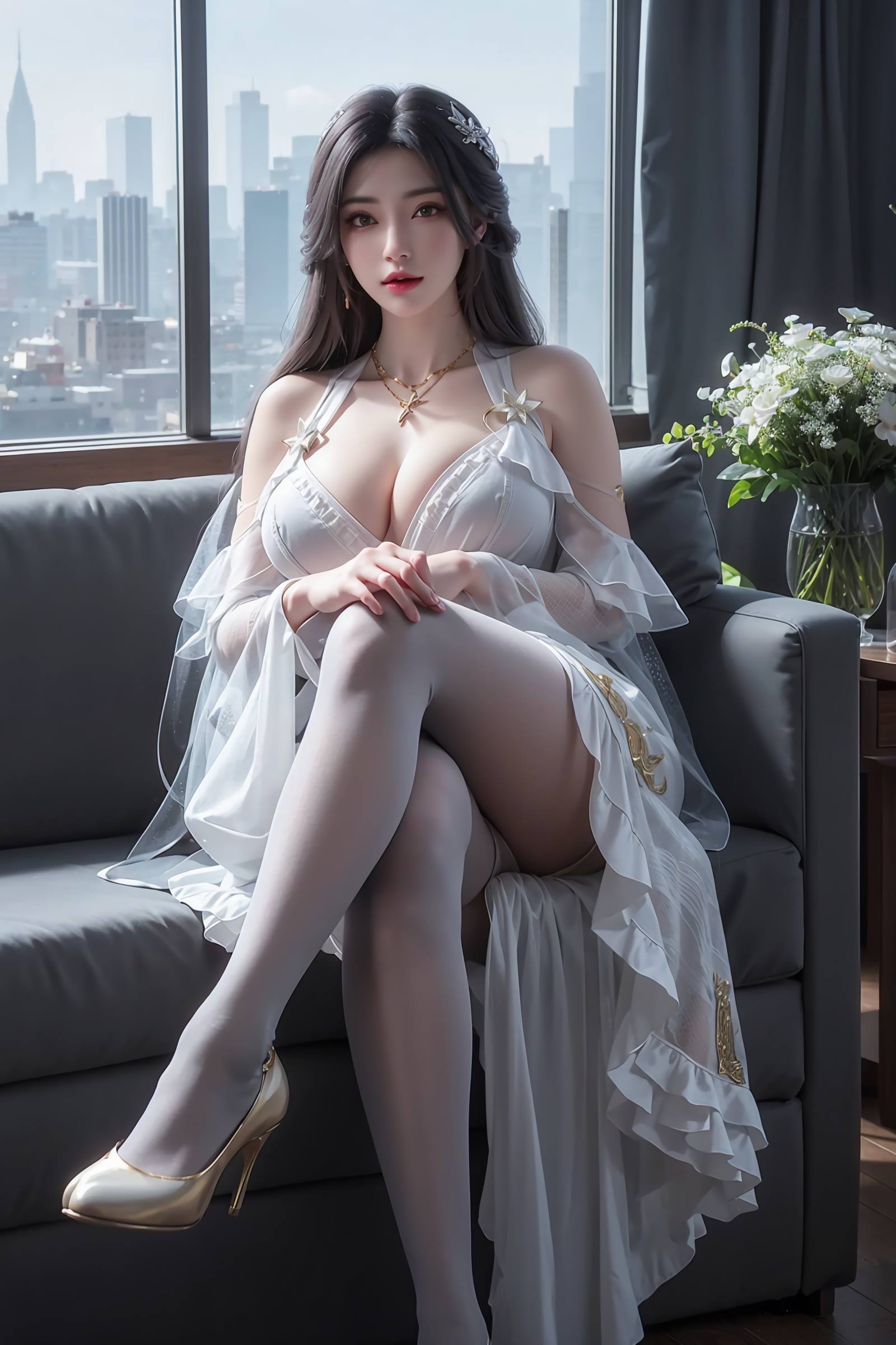 图片[50]-AI绘画 083 完美世界-云曦黑丝 [117P] – 速更版-美库