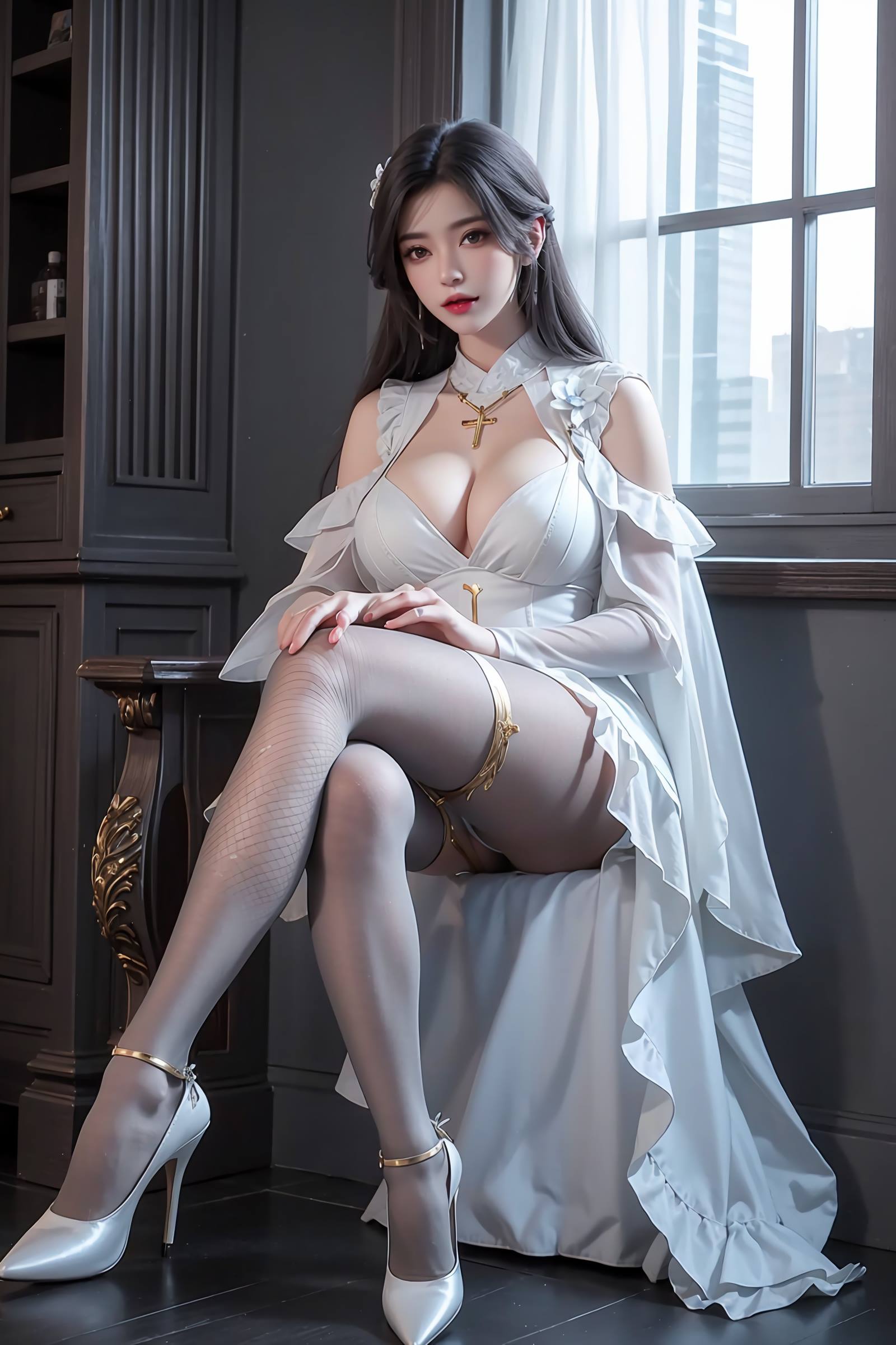 图片[62]-AI绘画 083 完美世界-云曦黑丝 [117P] – 速更版-美库