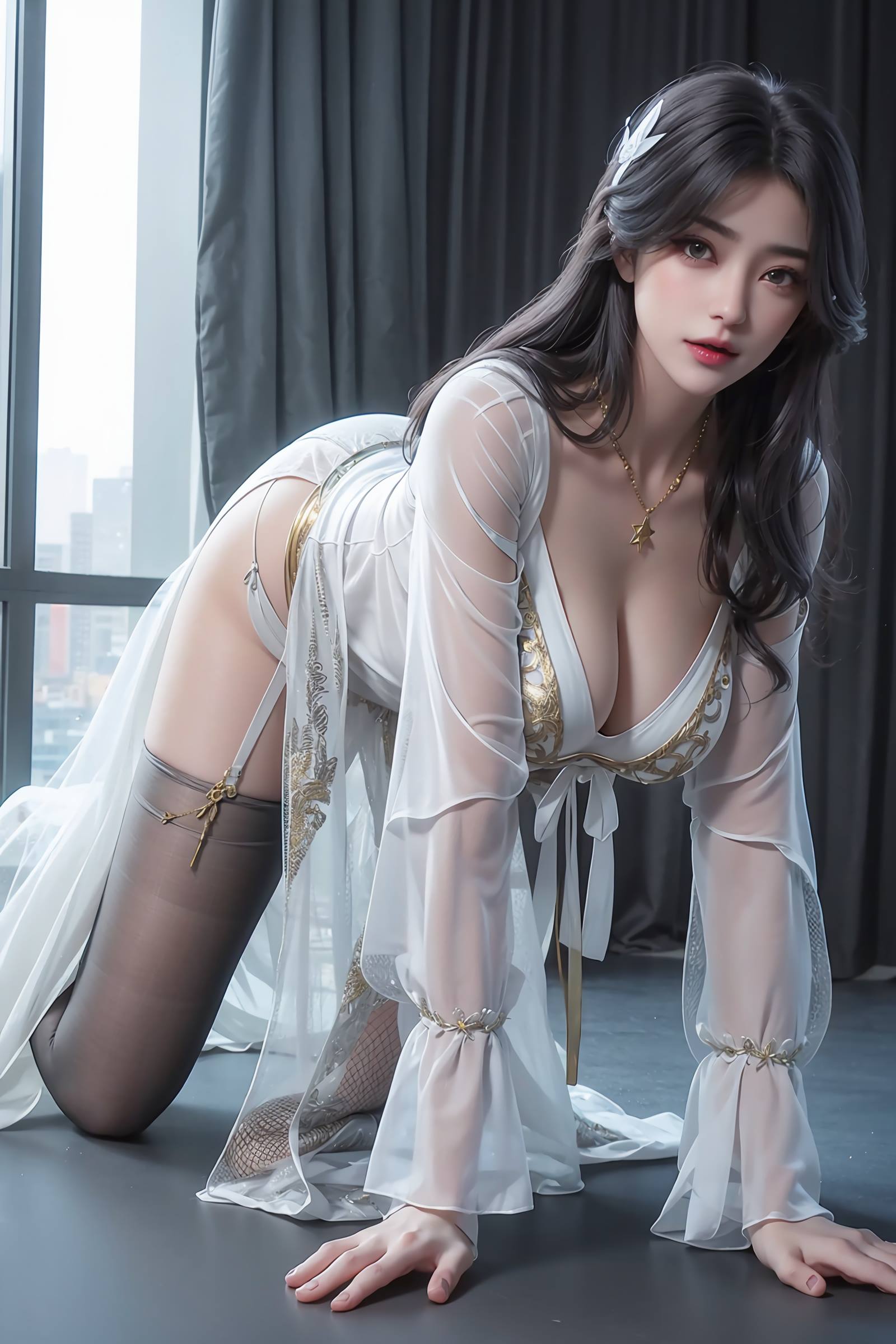 图片[71]-AI绘画 083 完美世界-云曦黑丝 [117P] – 速更版-美库