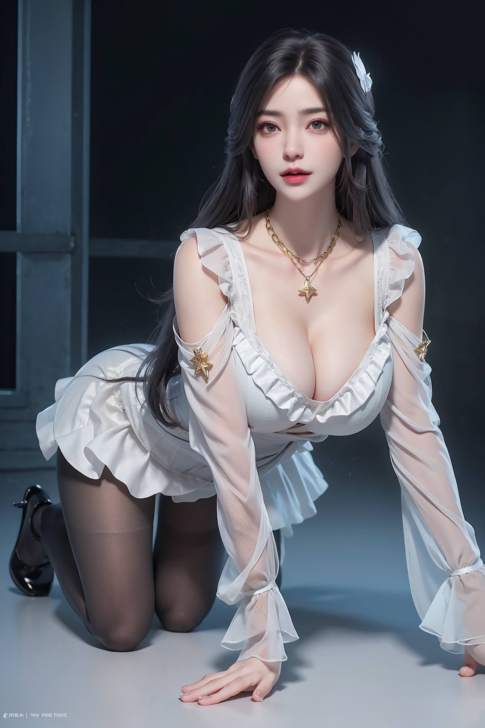 图片[73]-AI绘画 083 完美世界-云曦黑丝 [117P] – 速更版-美库