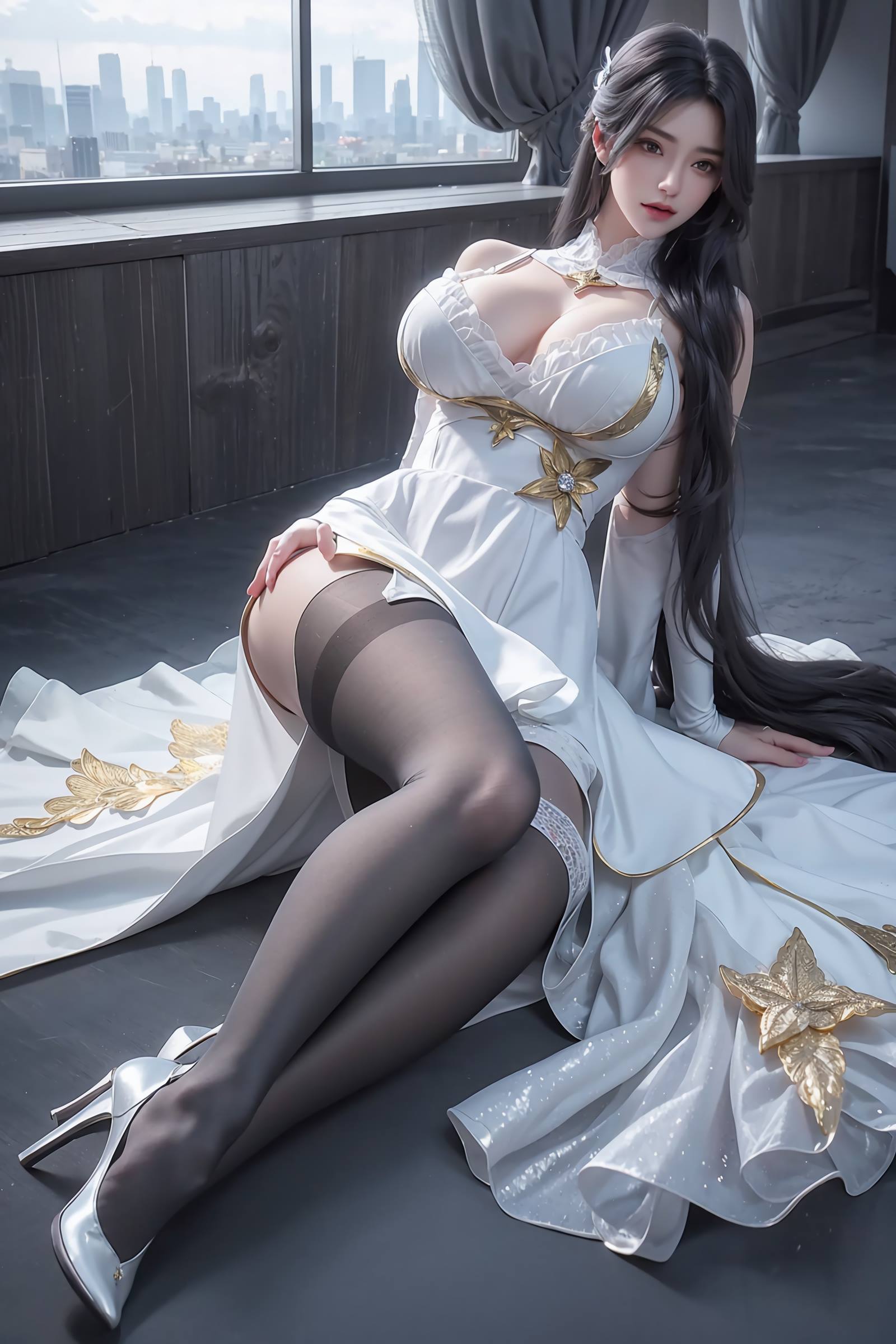 图片[78]-AI绘画 083 完美世界-云曦黑丝 [117P] – 速更版-美库