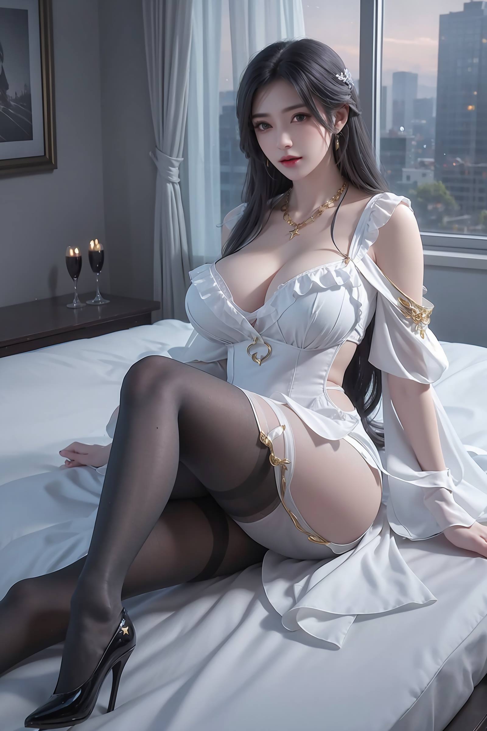 图片[80]-AI绘画 083 完美世界-云曦黑丝 [117P] – 速更版-美库