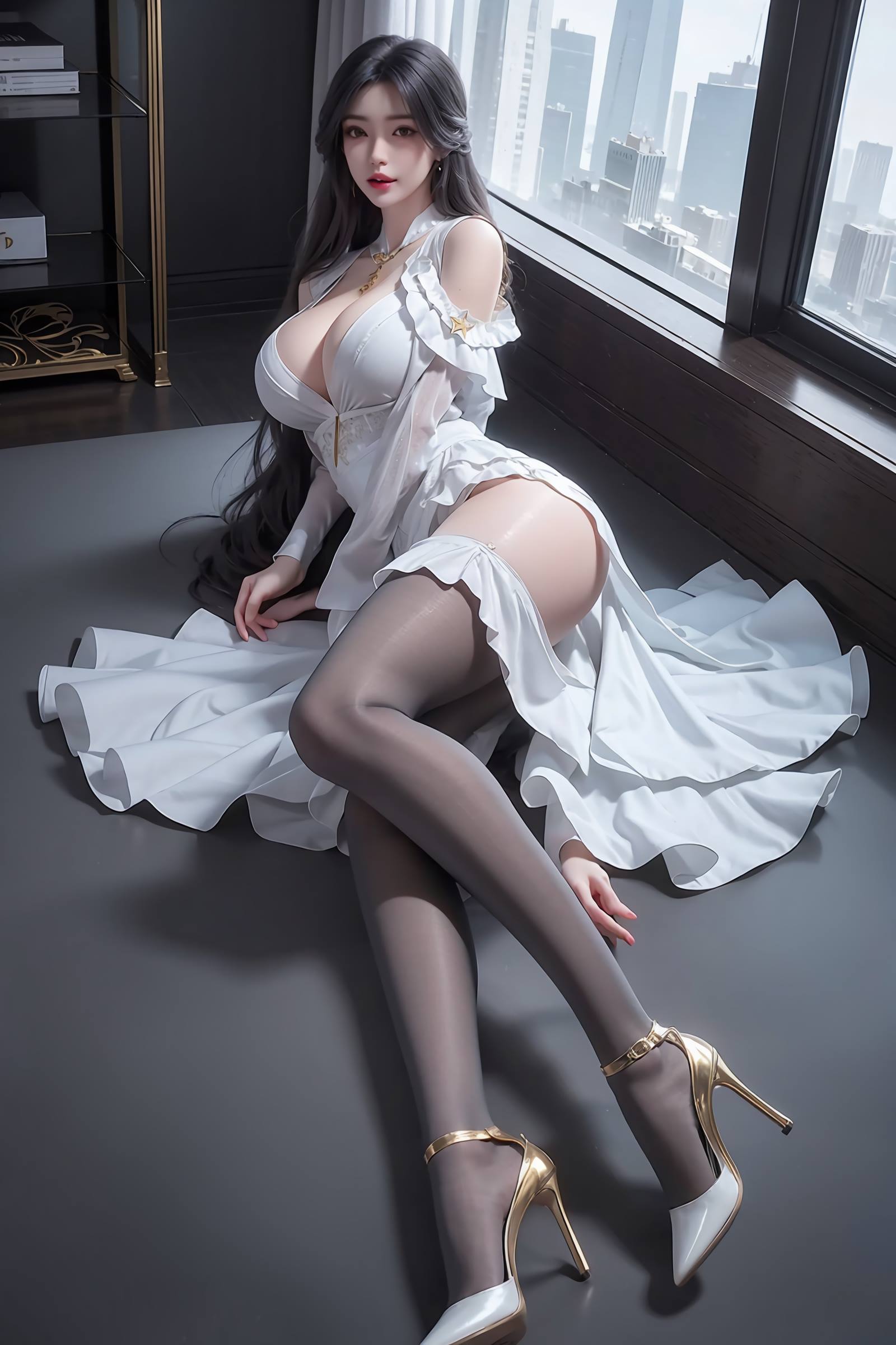 图片[83]-AI绘画 083 完美世界-云曦黑丝 [117P] – 速更版-美库