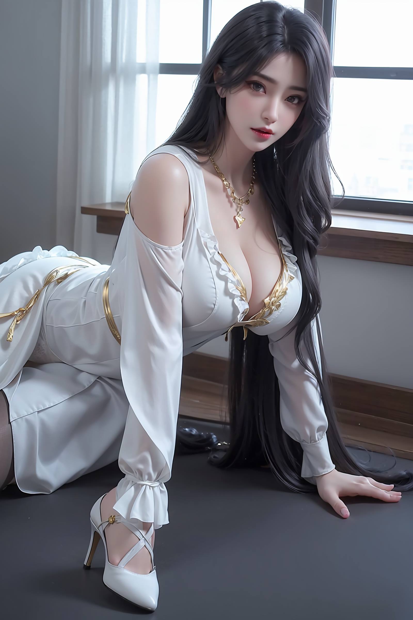 图片[84]-AI绘画 083 完美世界-云曦黑丝 [117P] – 速更版-美库