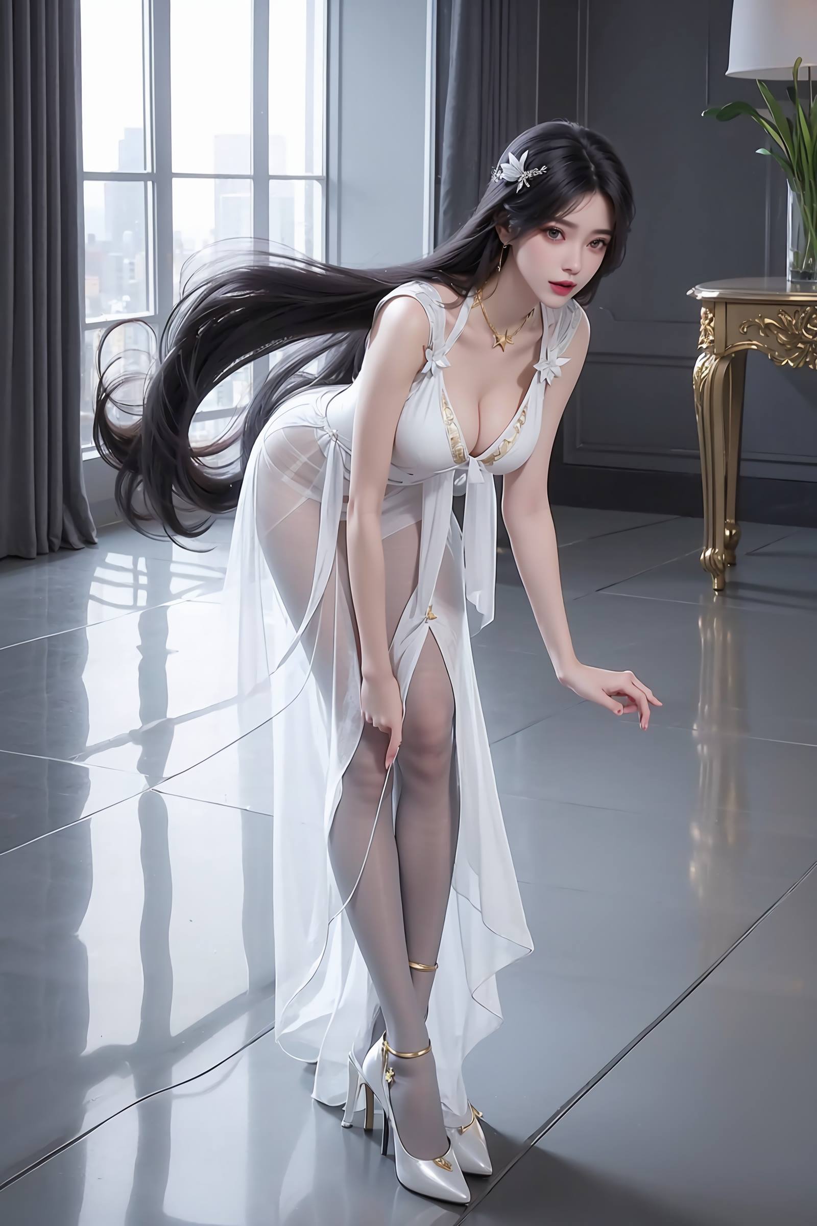 图片[87]-AI绘画 083 完美世界-云曦黑丝 [117P] – 速更版-美库