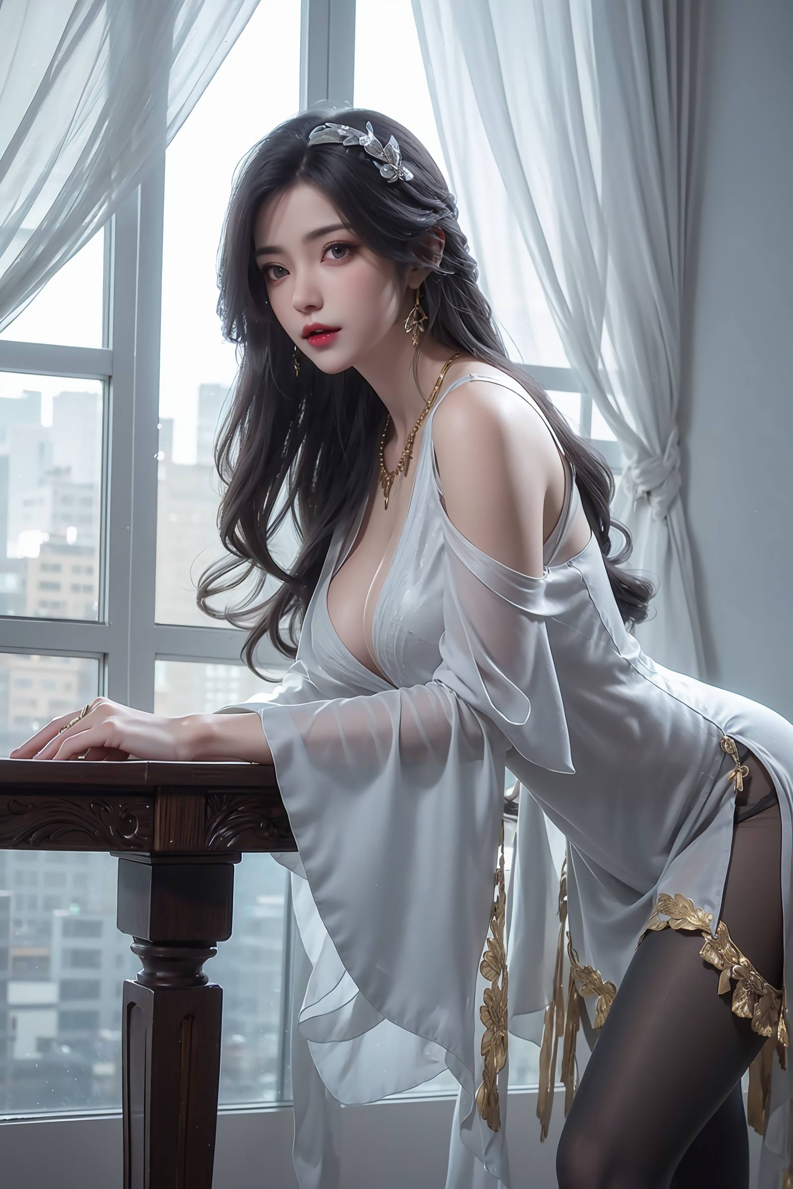 图片[92]-AI绘画 083 完美世界-云曦黑丝 [117P] – 速更版-美库