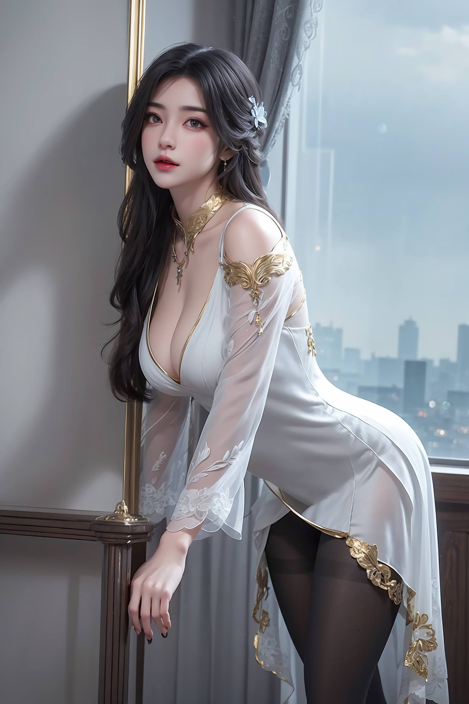 图片[95]-AI绘画 083 完美世界-云曦黑丝 [117P] – 速更版-美库