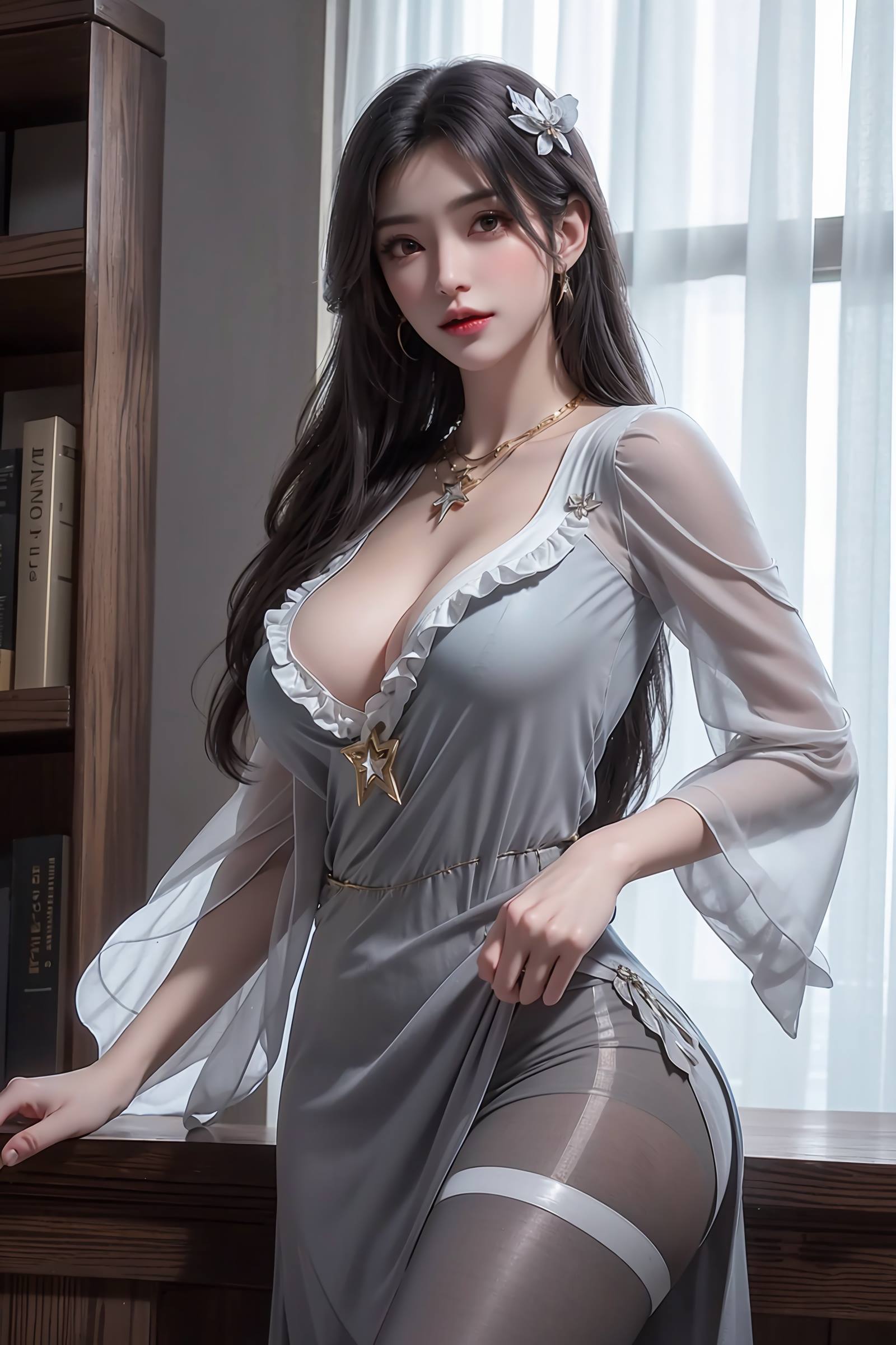 图片[104]-AI绘画 083 完美世界-云曦黑丝 [117P] – 速更版-美库