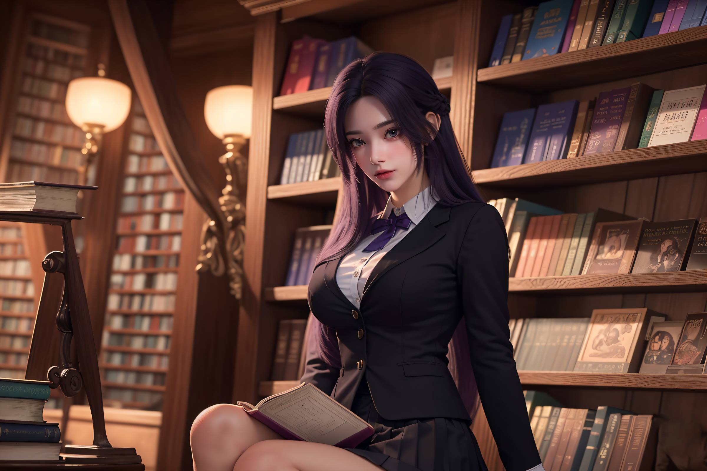 图片[110]-AI绘画 083 完美世界-云曦黑丝 [117P] – 速更版-美库