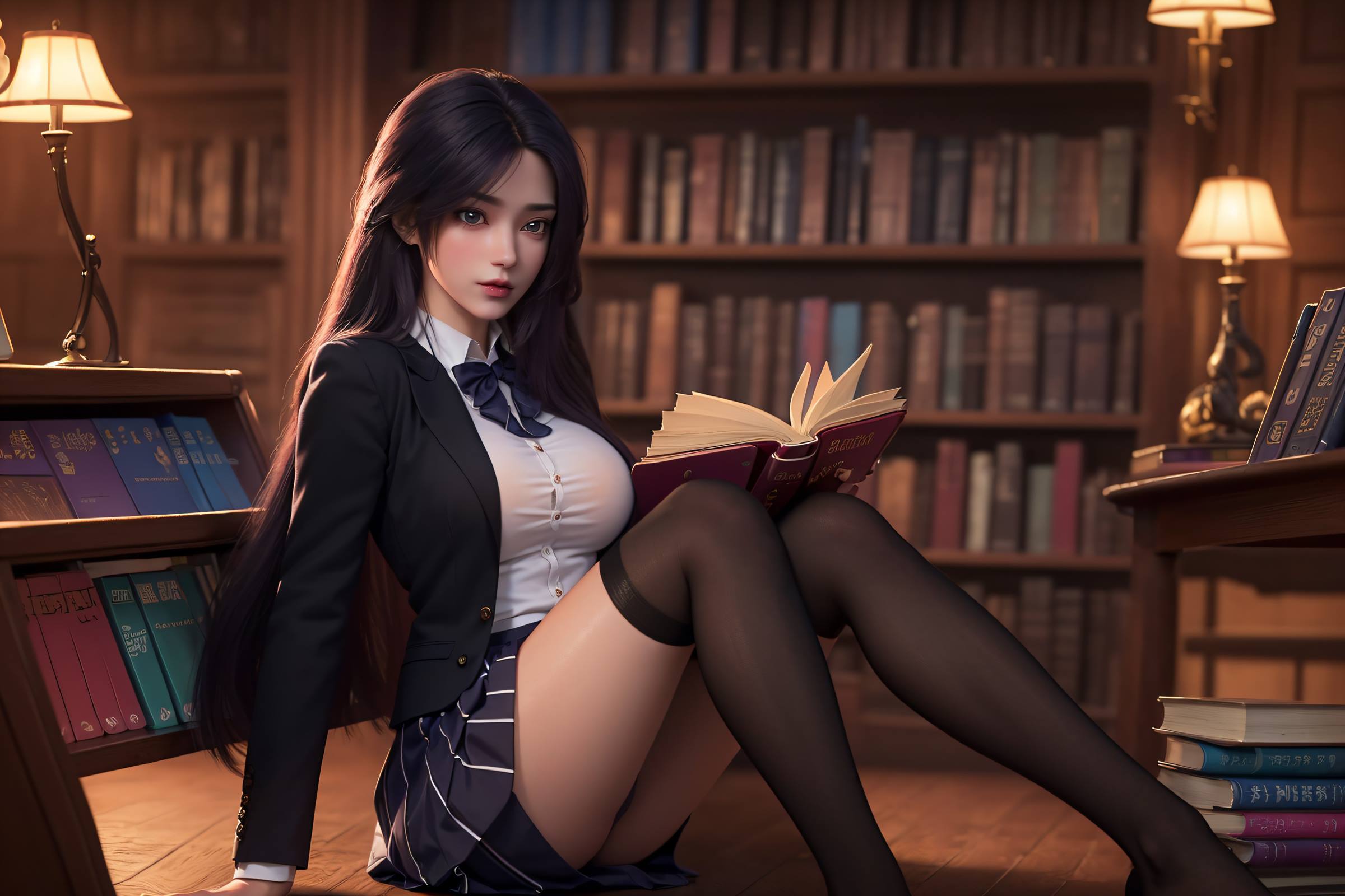 图片[113]-AI绘画 083 完美世界-云曦黑丝 [117P] – 速更版-美库