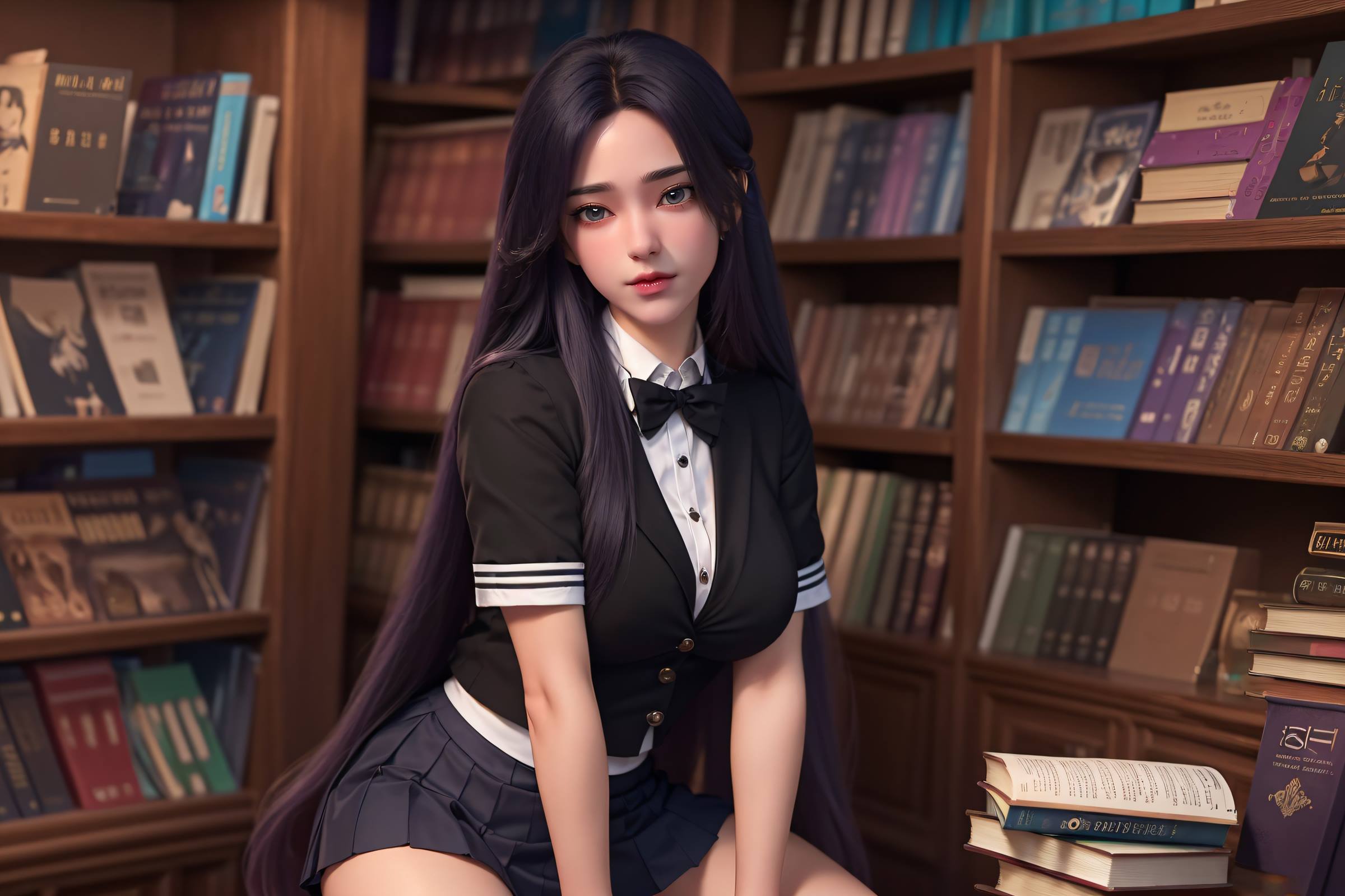 图片[114]-AI绘画 083 完美世界-云曦黑丝 [117P] – 速更版-美库