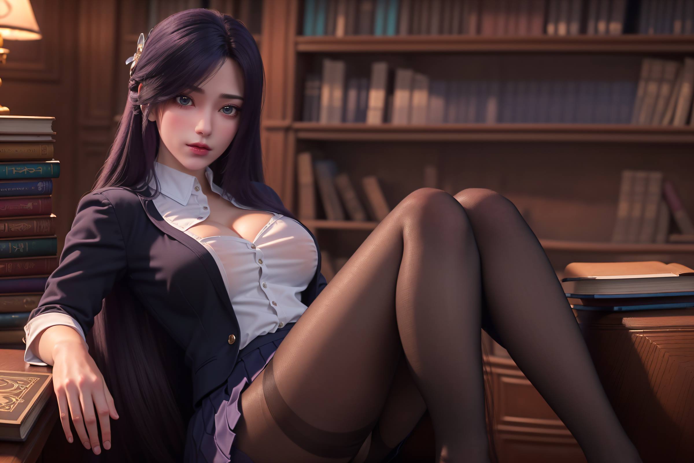 图片[115]-AI绘画 083 完美世界-云曦黑丝 [117P] – 速更版-美库