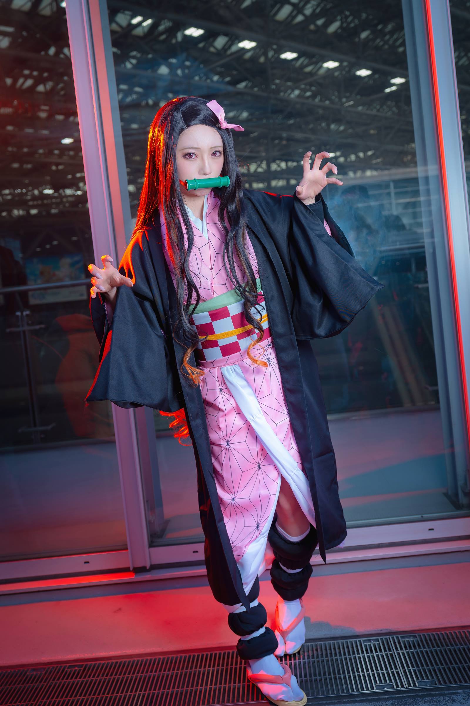 图片[11]-人气Coser@Kitaro_绮太郎 Kitaro_绮太郎 鬼灭之刃 灶门祢豆子[12P] – 速更版-美库