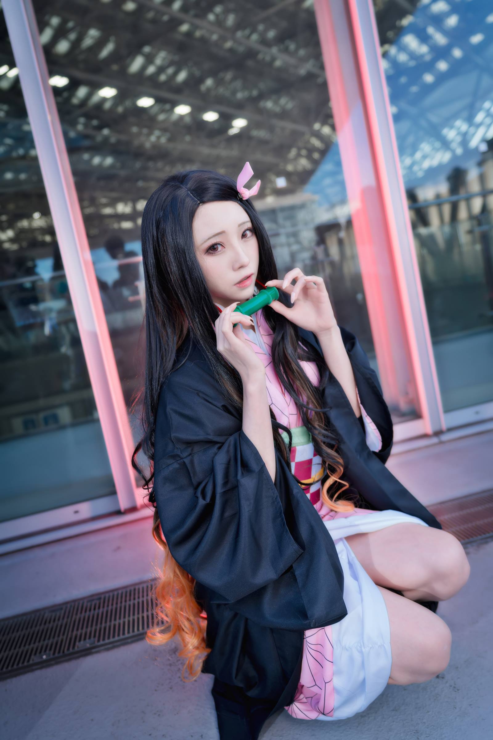 图片[13]-人气Coser@Kitaro_绮太郎 Kitaro_绮太郎 鬼灭之刃 灶门祢豆子[12P] – 速更版-美库