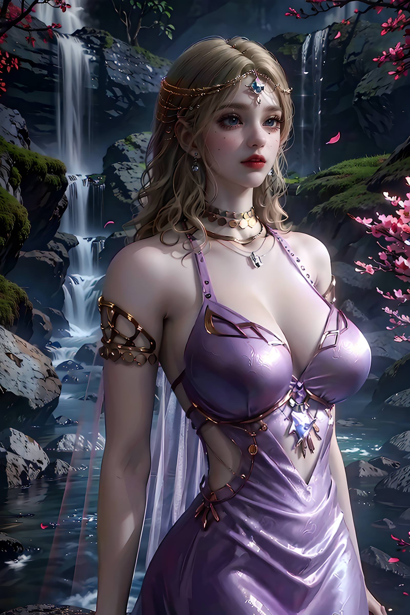 图片[11]-AI绘画 087 紫川-卡丹公主户外写真[22P] – 速更版-美库