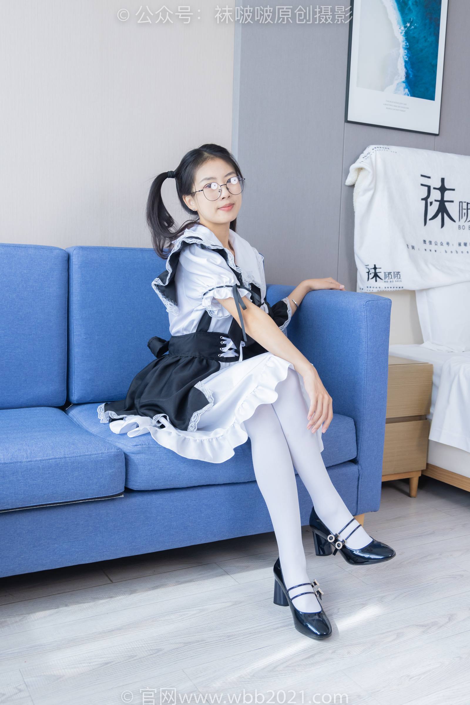 图片[14]-[BoBoSocks袜啵啵]NO.306 奶油-高跟鞋、皮鞋、厚白丝大腿袜、厚肉丝、白棉袜[140P] – 速更版-美库