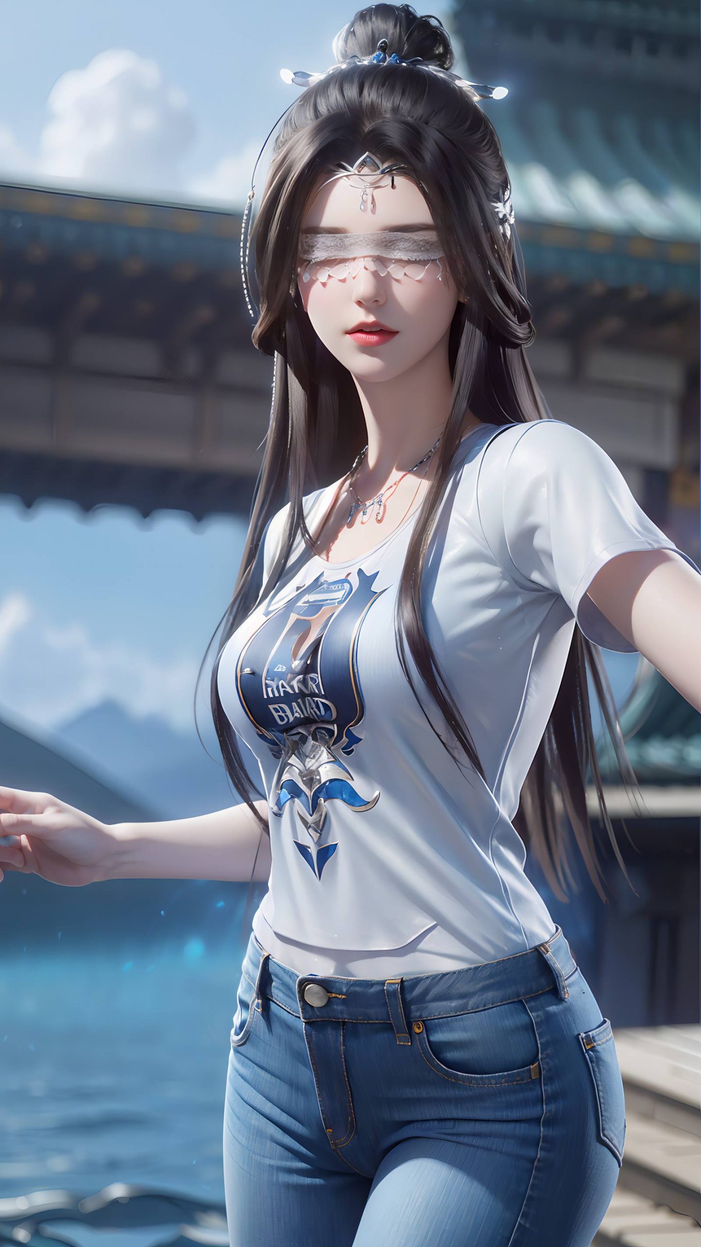 图片[19]-AI绘画 086 仙逆-兰若现代牛仔裤[95P] – 速更版-美库