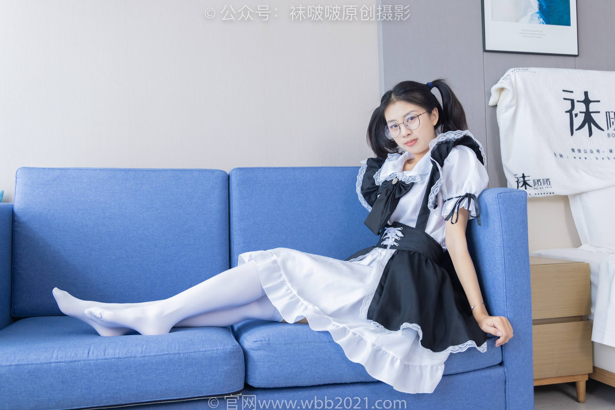 图片[20]-[BoBoSocks袜啵啵]NO.306 奶油-高跟鞋、皮鞋、厚白丝大腿袜、厚肉丝、白棉袜[140P] – 速更版-美库