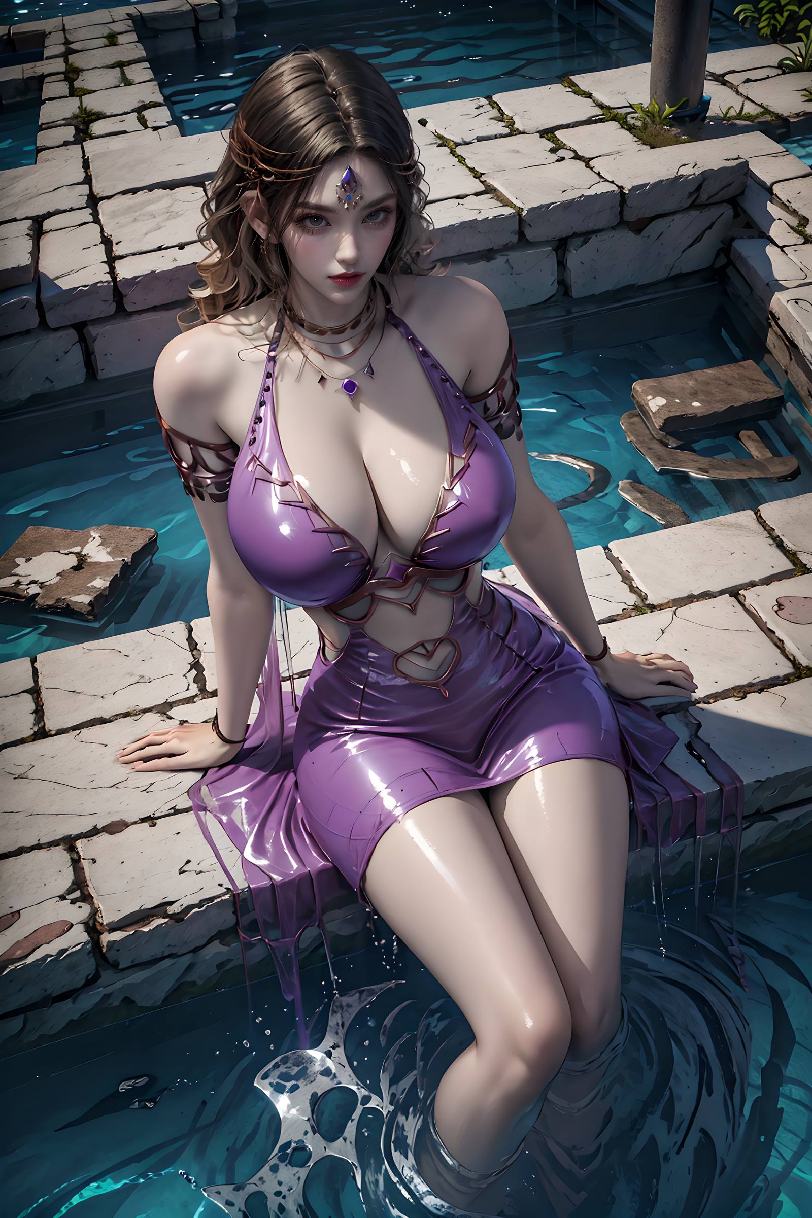 图片[20]-AI绘画 087 紫川-卡丹公主户外写真[22P] – 速更版-美库