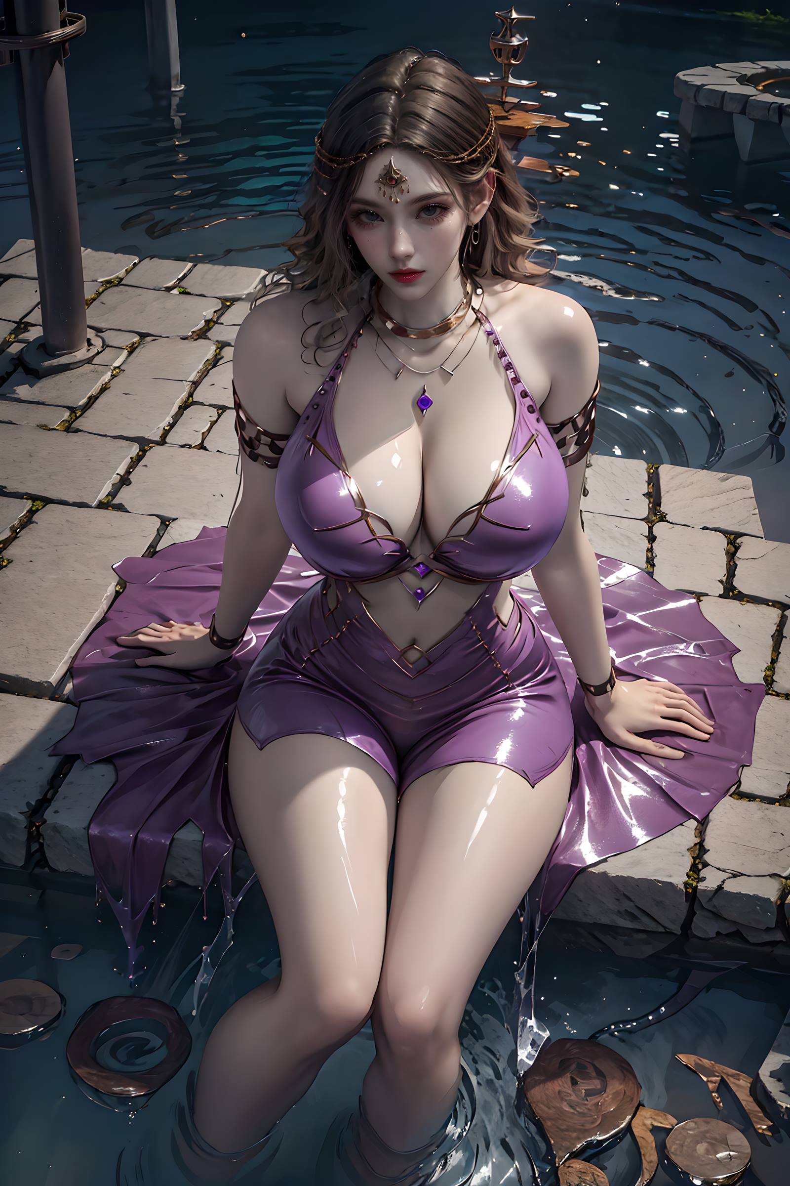 图片[21]-AI绘画 087 紫川-卡丹公主户外写真[22P] – 速更版-美库