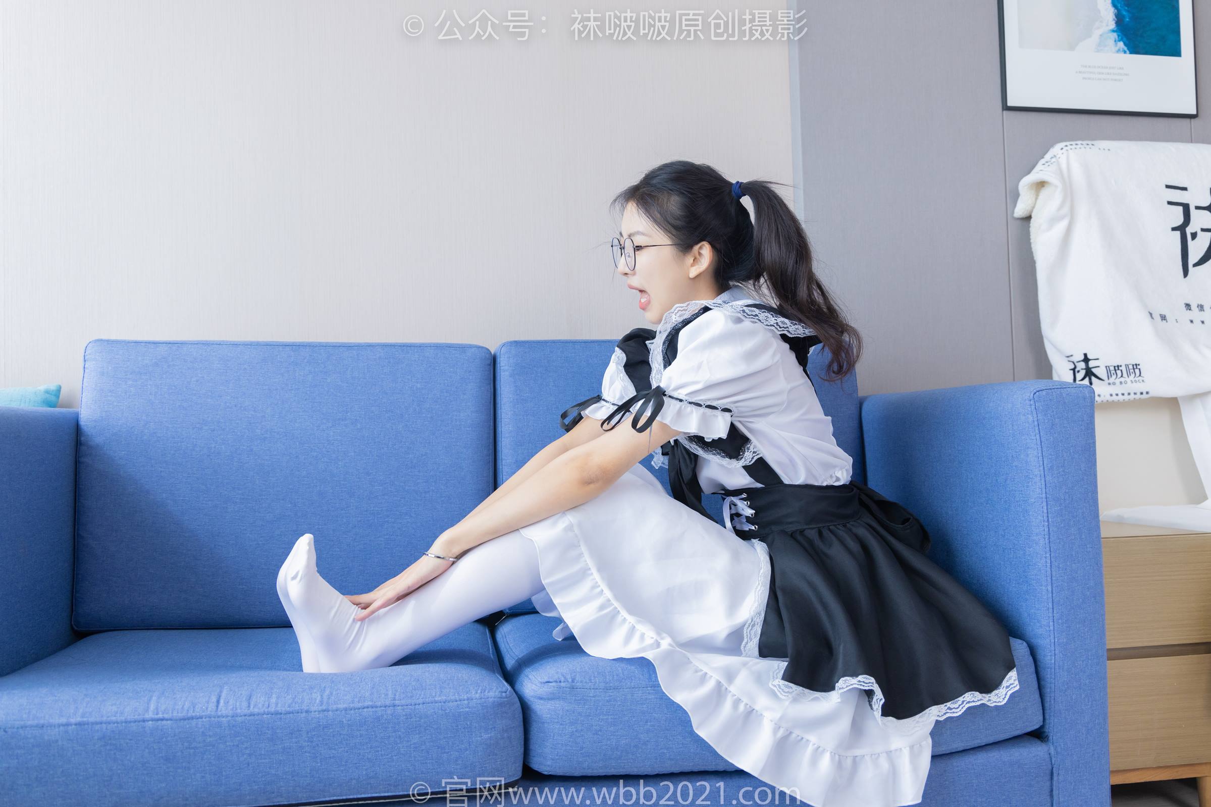 图片[22]-[BoBoSocks袜啵啵]NO.306 奶油-高跟鞋、皮鞋、厚白丝大腿袜、厚肉丝、白棉袜[140P] – 速更版-美库