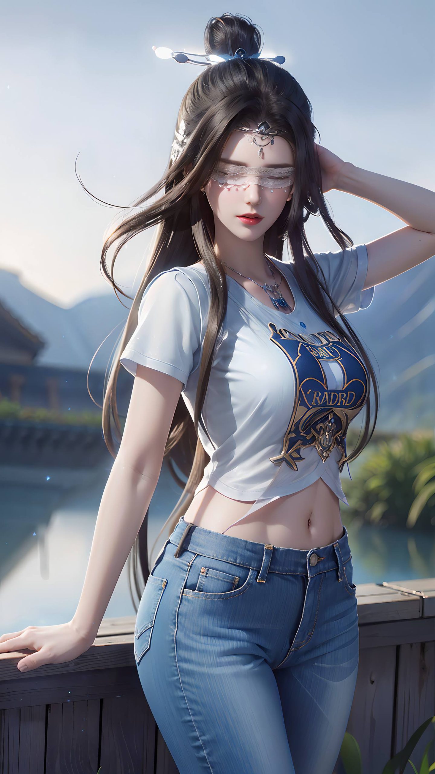 图片[23]-AI绘画 086 仙逆-兰若现代牛仔裤[95P] – 速更版-美库