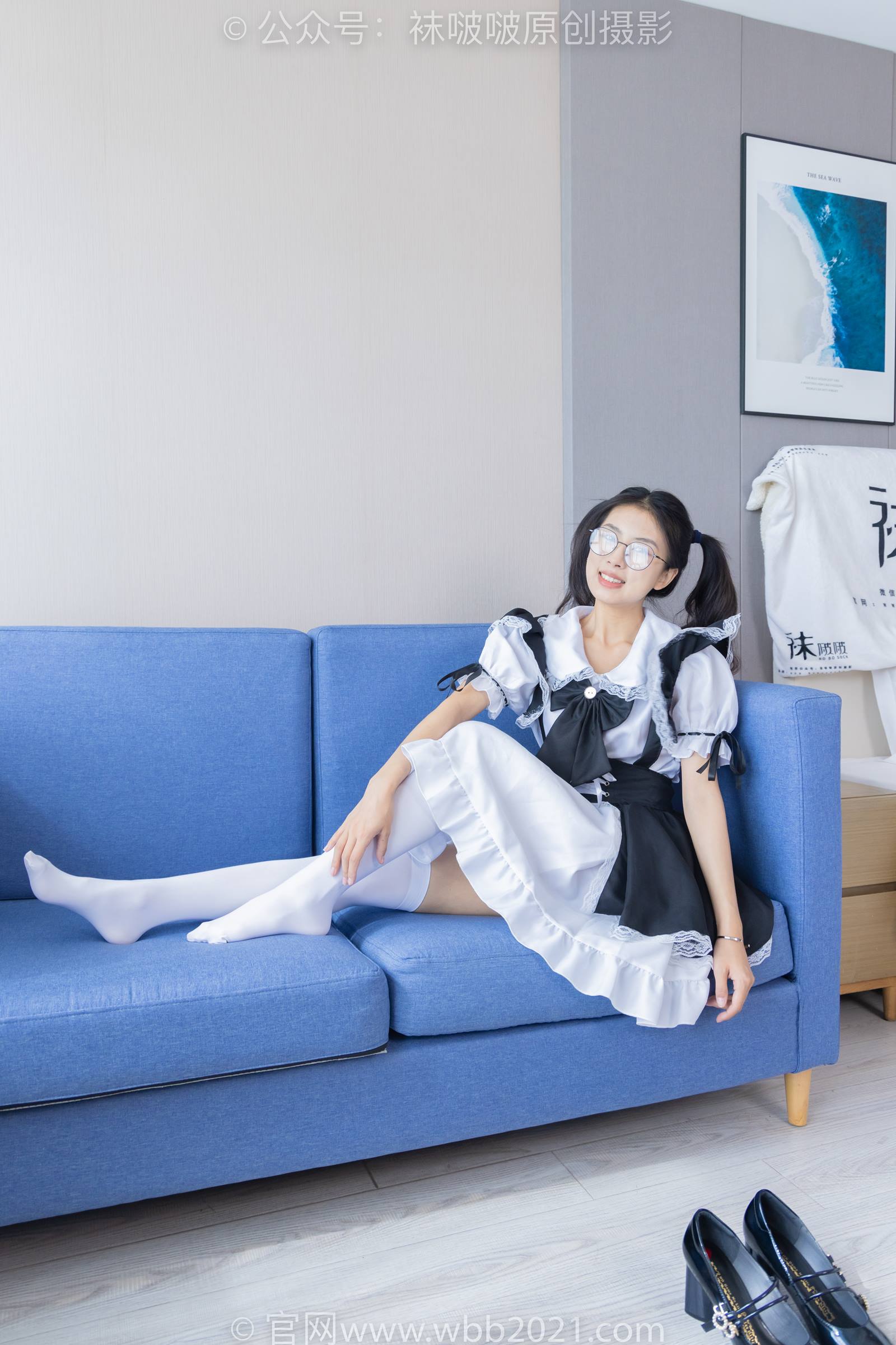 图片[25]-[BoBoSocks袜啵啵]NO.306 奶油-高跟鞋、皮鞋、厚白丝大腿袜、厚肉丝、白棉袜[140P] – 速更版-美库