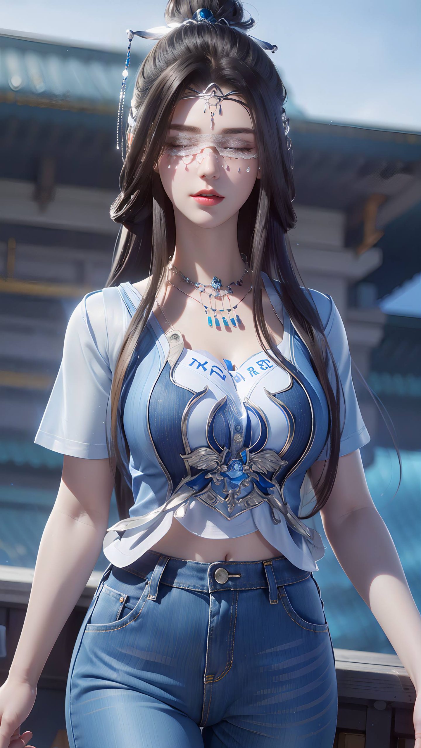 图片[26]-AI绘画 086 仙逆-兰若现代牛仔裤[95P] – 速更版-美库