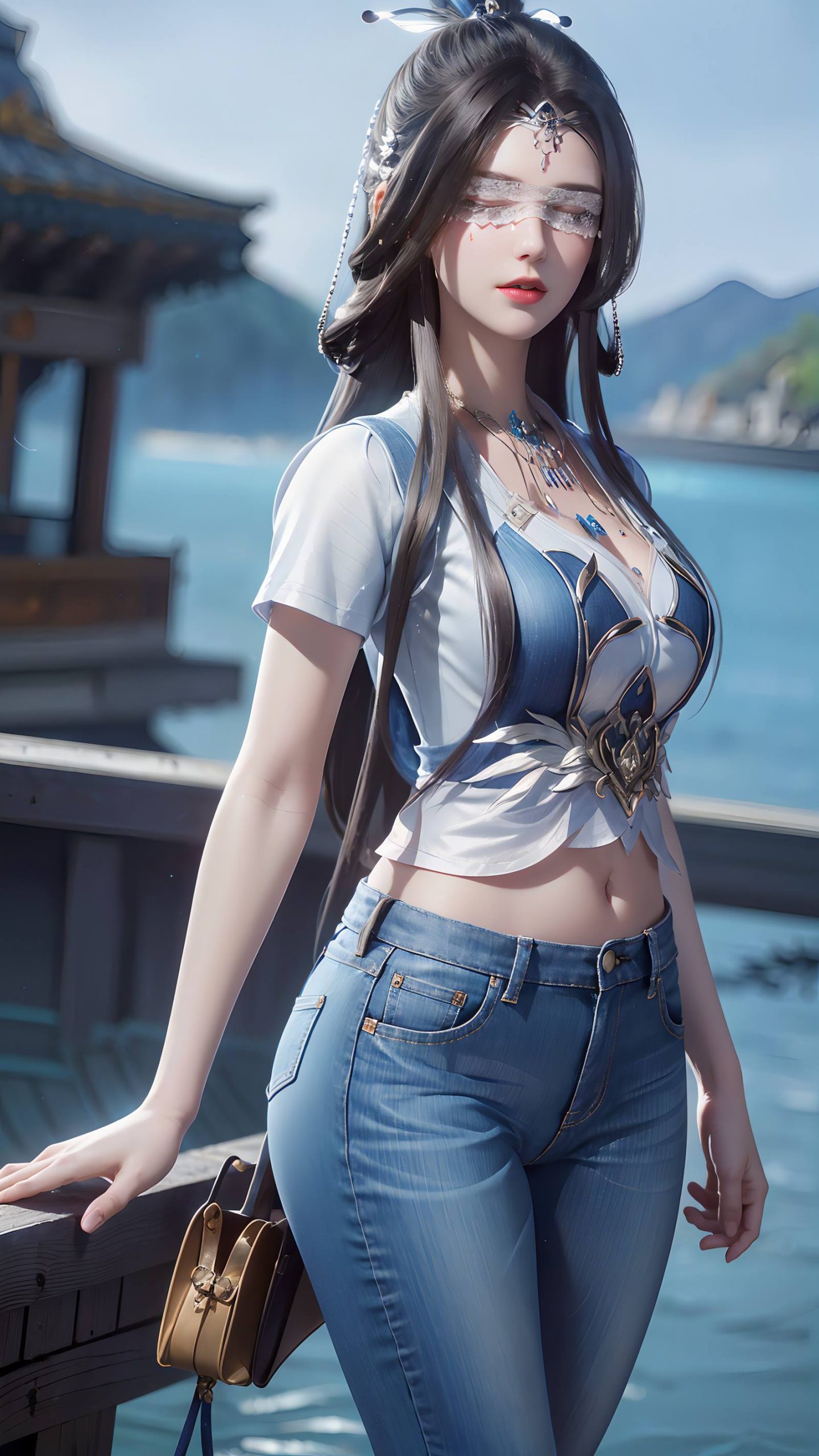 图片[27]-AI绘画 086 仙逆-兰若现代牛仔裤[95P] – 速更版-美库