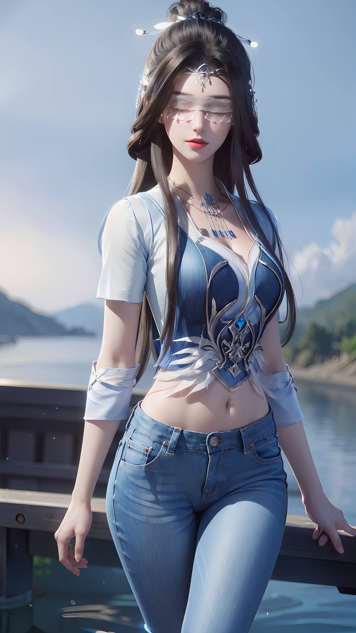 图片[28]-AI绘画 086 仙逆-兰若现代牛仔裤[95P] – 速更版-美库