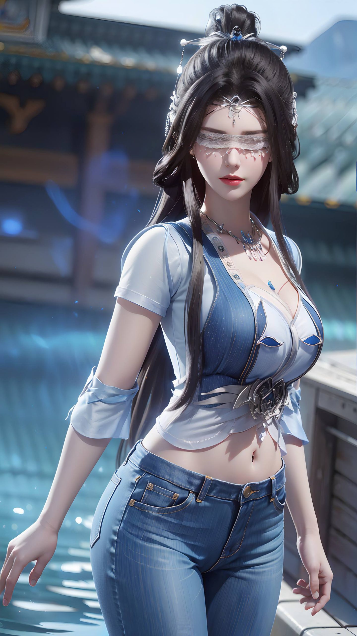 图片[30]-AI绘画 086 仙逆-兰若现代牛仔裤[95P] – 速更版-美库