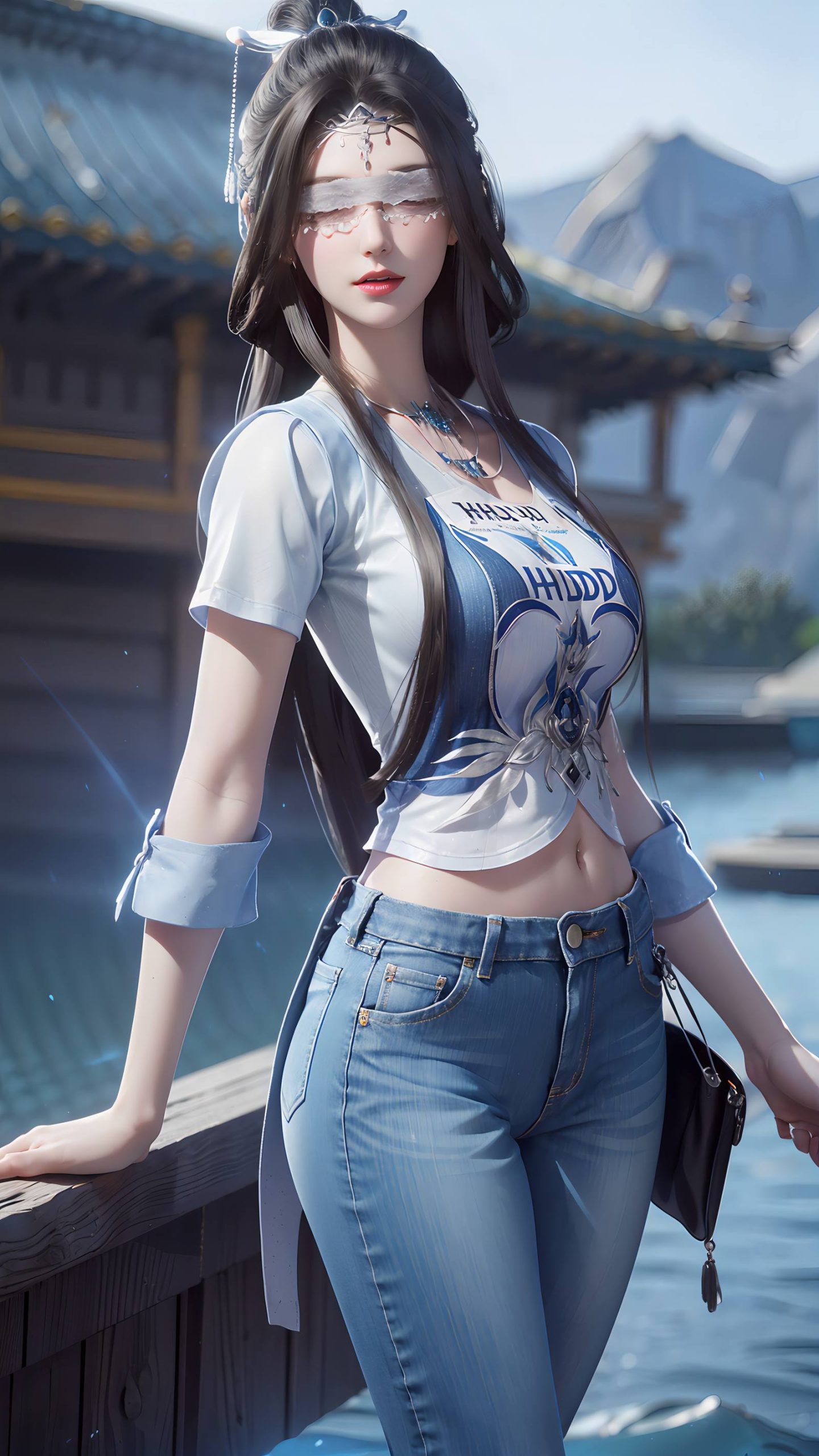 图片[33]-AI绘画 086 仙逆-兰若现代牛仔裤[95P] – 速更版-美库