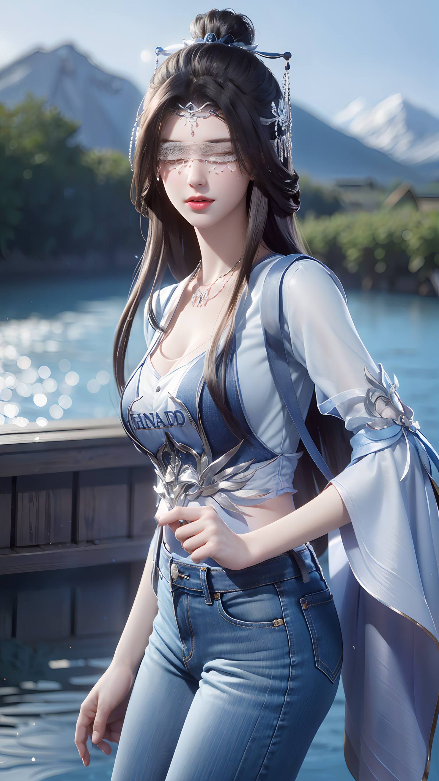 图片[36]-AI绘画 086 仙逆-兰若现代牛仔裤[95P] – 速更版-美库