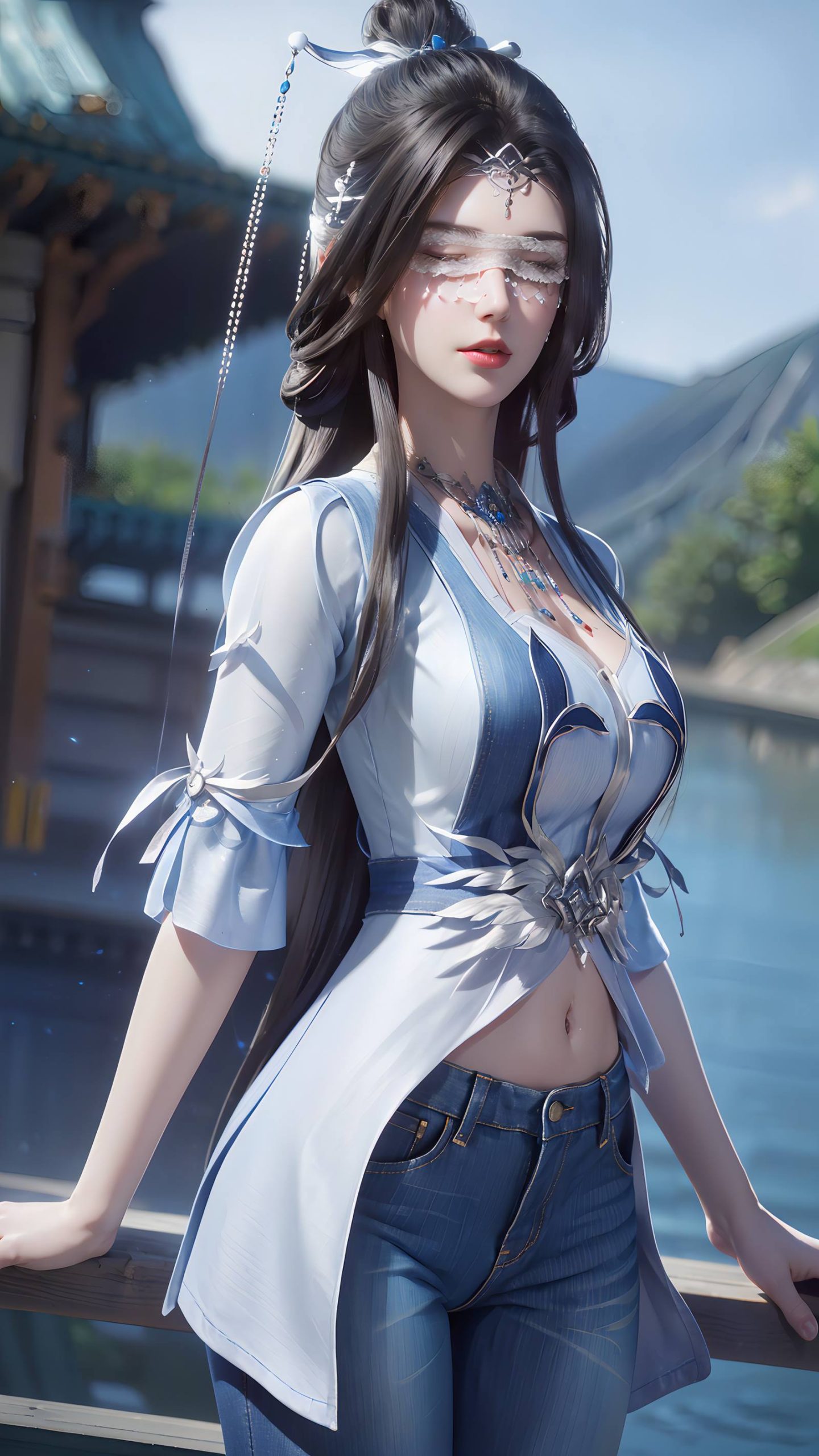 图片[38]-AI绘画 086 仙逆-兰若现代牛仔裤[95P] – 速更版-美库