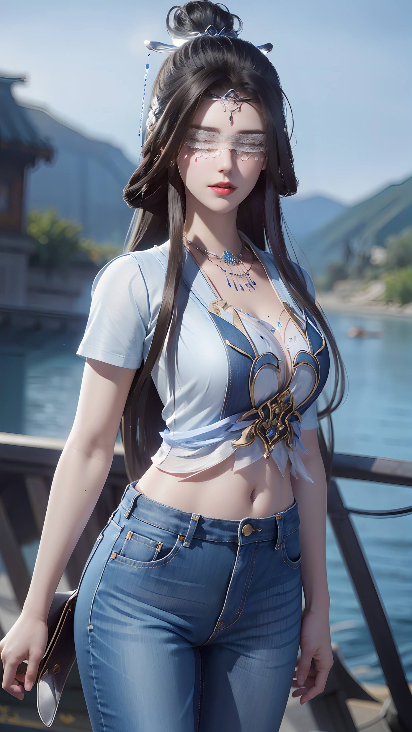 图片[39]-AI绘画 086 仙逆-兰若现代牛仔裤[95P] – 速更版-美库