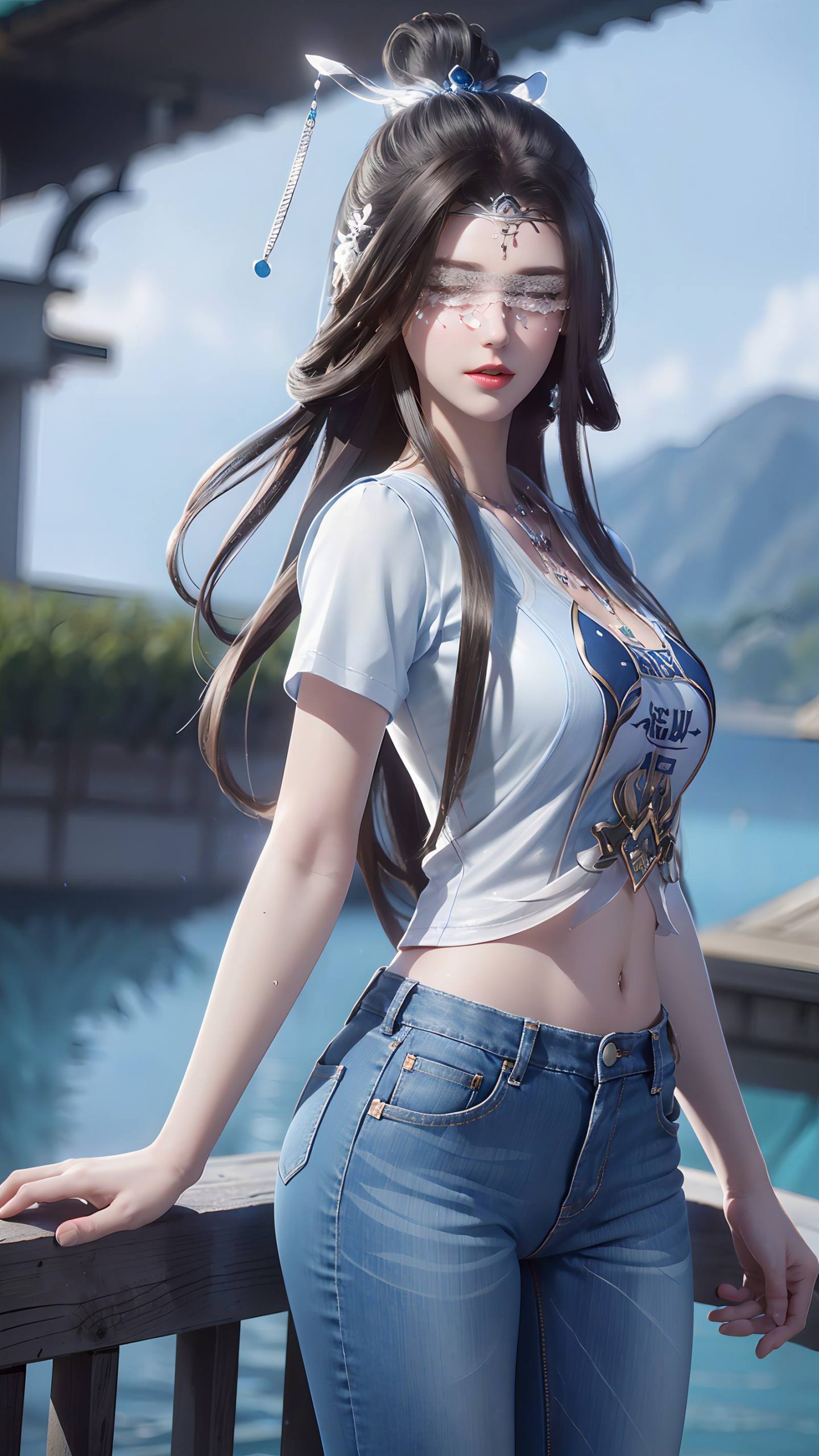 图片[41]-AI绘画 086 仙逆-兰若现代牛仔裤[95P] – 速更版-美库