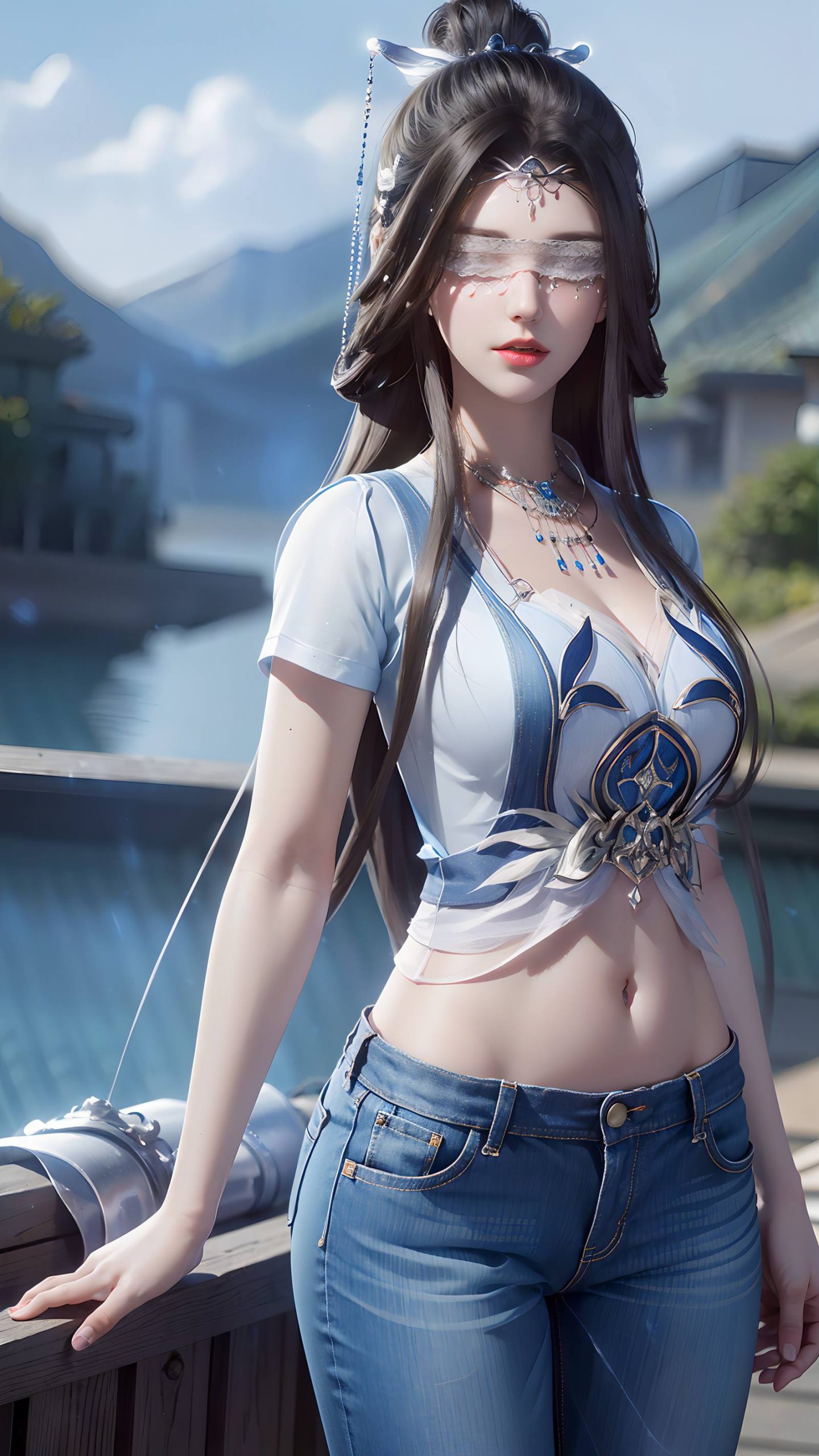 图片[43]-AI绘画 086 仙逆-兰若现代牛仔裤[95P] – 速更版-美库