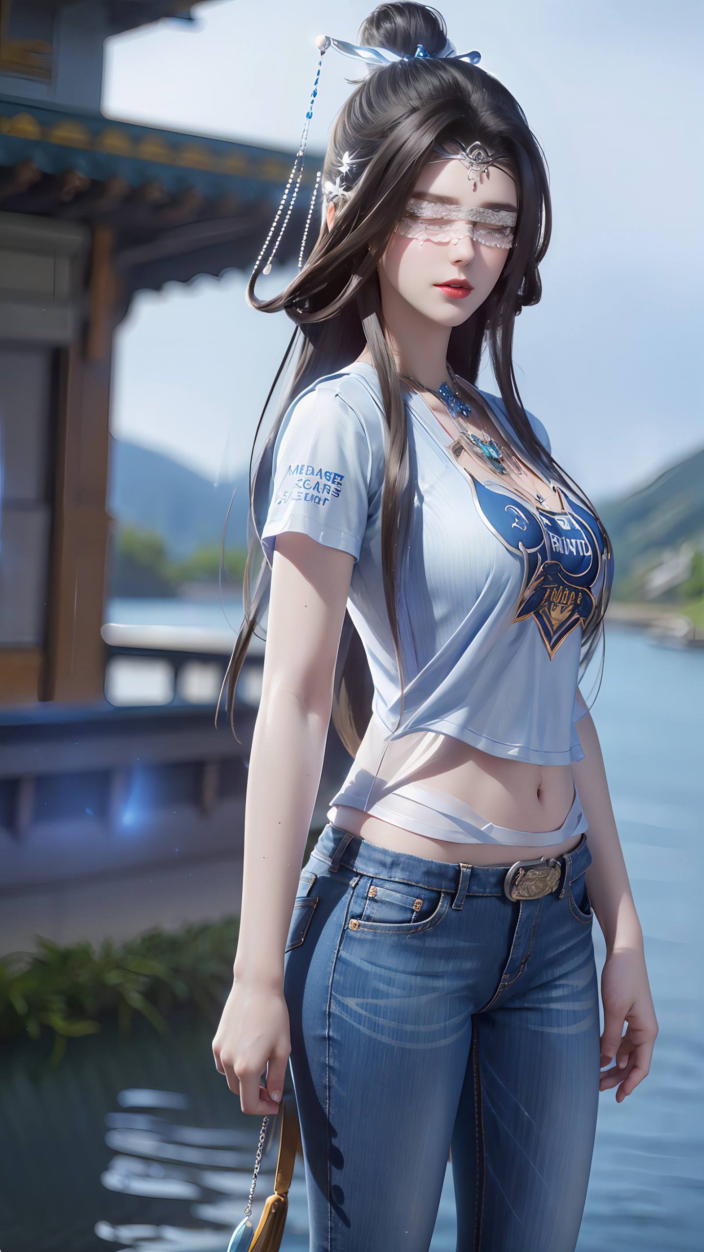 图片[44]-AI绘画 086 仙逆-兰若现代牛仔裤[95P] – 速更版-美库