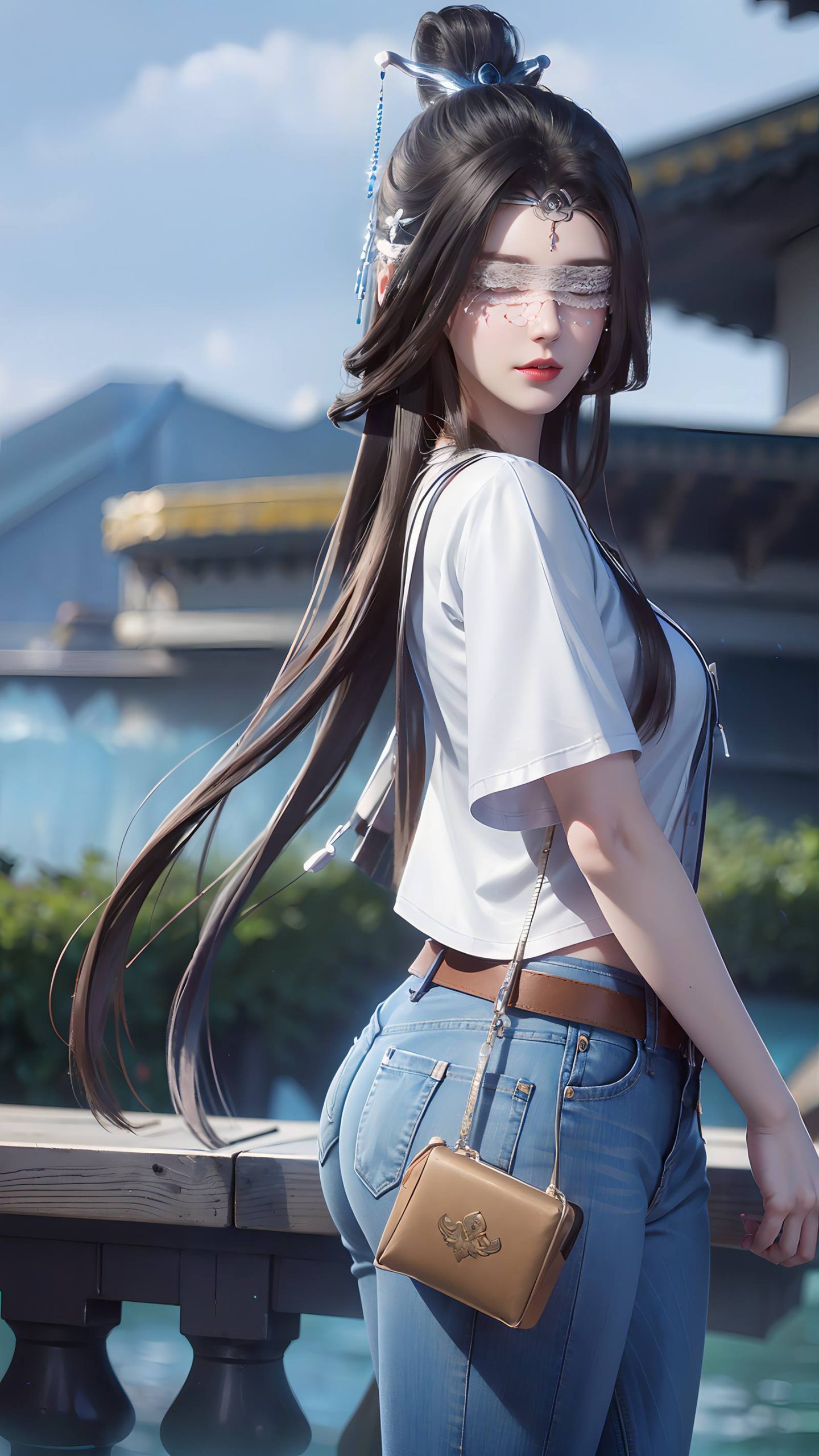 图片[49]-AI绘画 086 仙逆-兰若现代牛仔裤[95P] – 速更版-美库