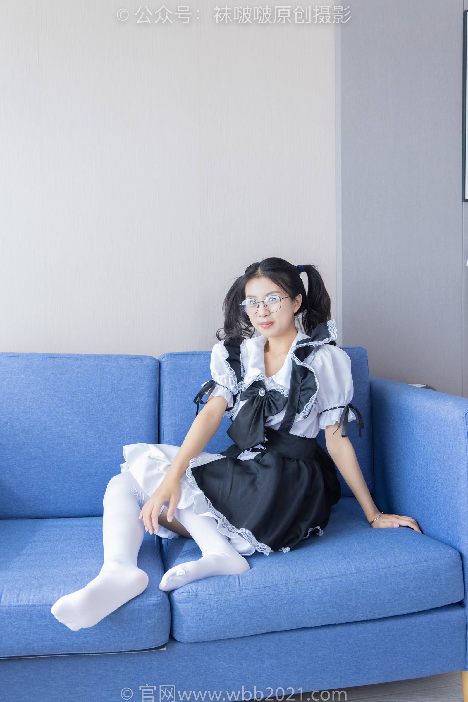 图片[55]-[BoBoSocks袜啵啵]NO.306 奶油-高跟鞋、皮鞋、厚白丝大腿袜、厚肉丝、白棉袜[140P] – 速更版-美库